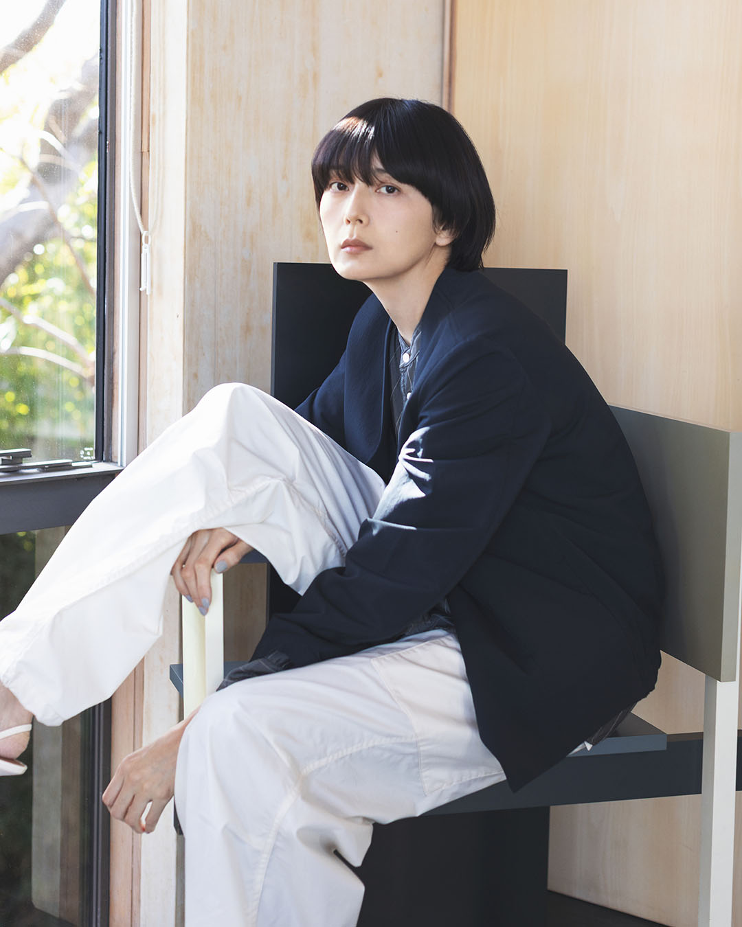 Akiko Kikuchi styles nanamica vol.2