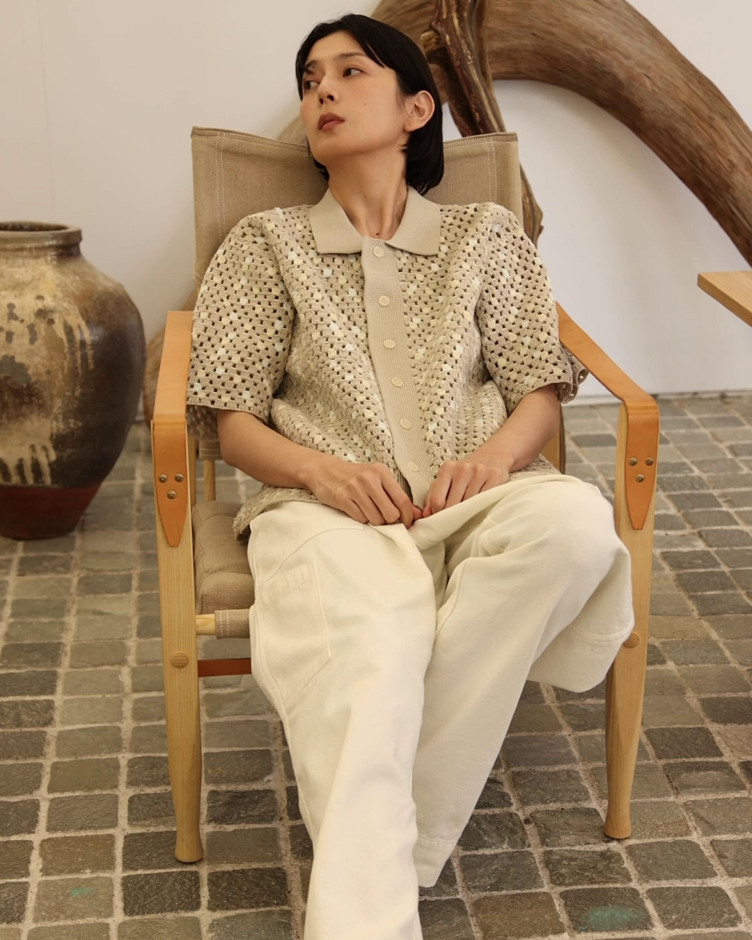 Akiko Kikuchi styles nanamica vol.3
