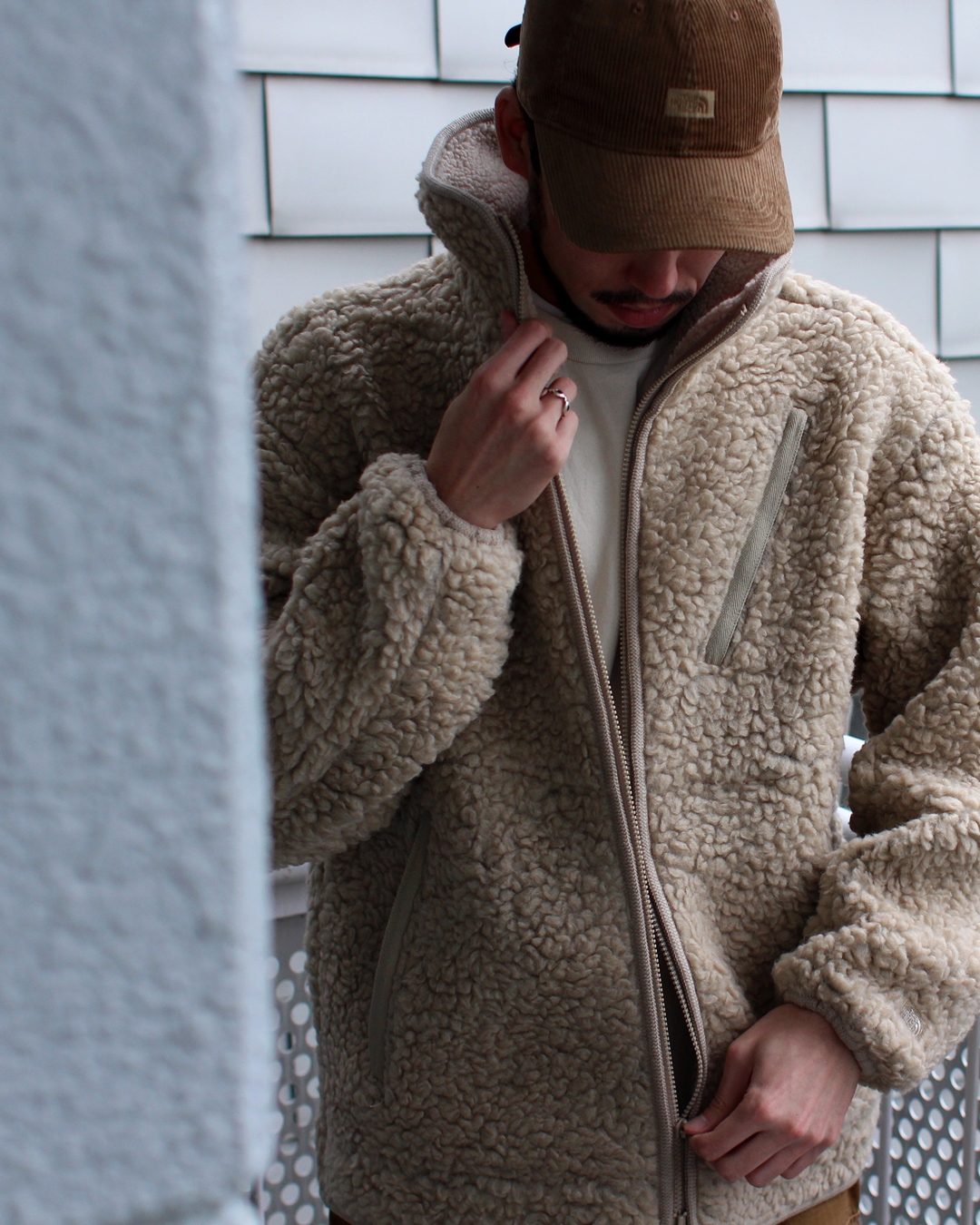 THE NORTH FACE Purple Label Wool Boa Fleece Field …