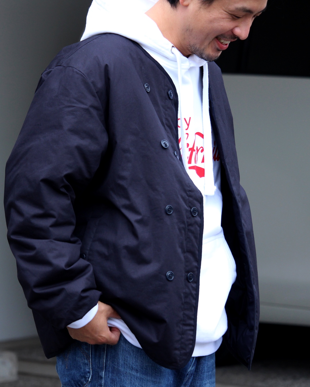nanamican Down Cardigan and Down Coat