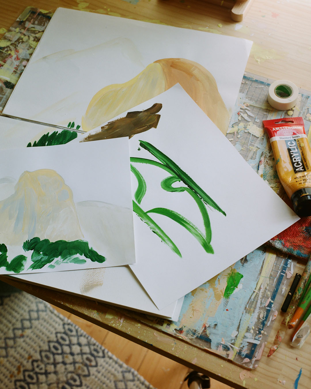 nanamica MOUNTAIN presents art installation / “Asp…