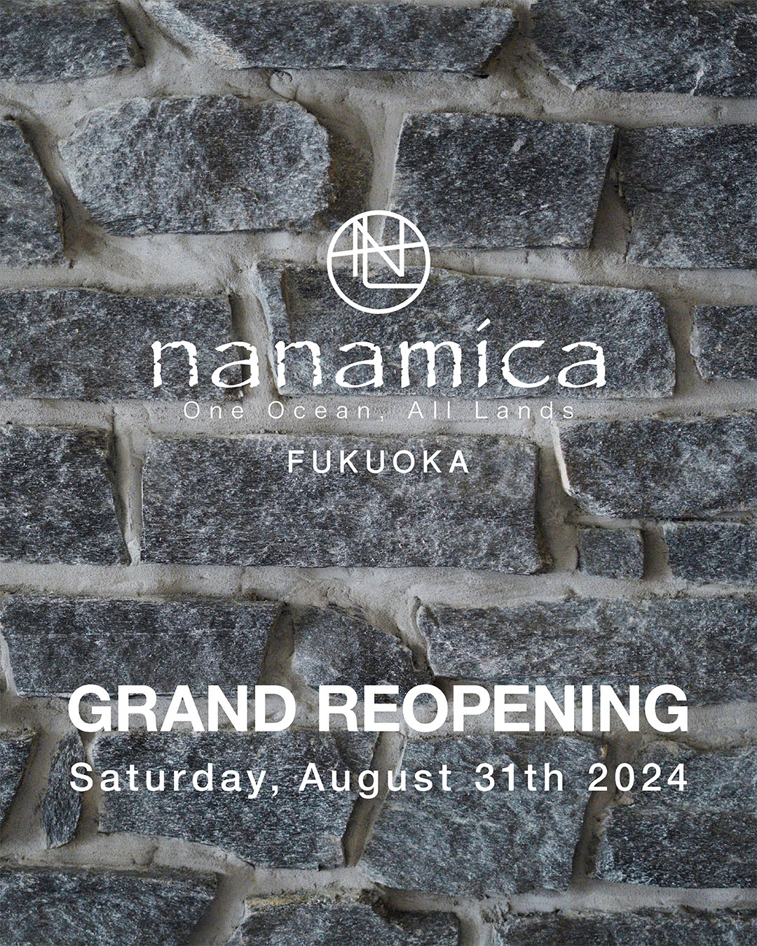 Nanamica announces grand reopening “nanamica FUKUO…