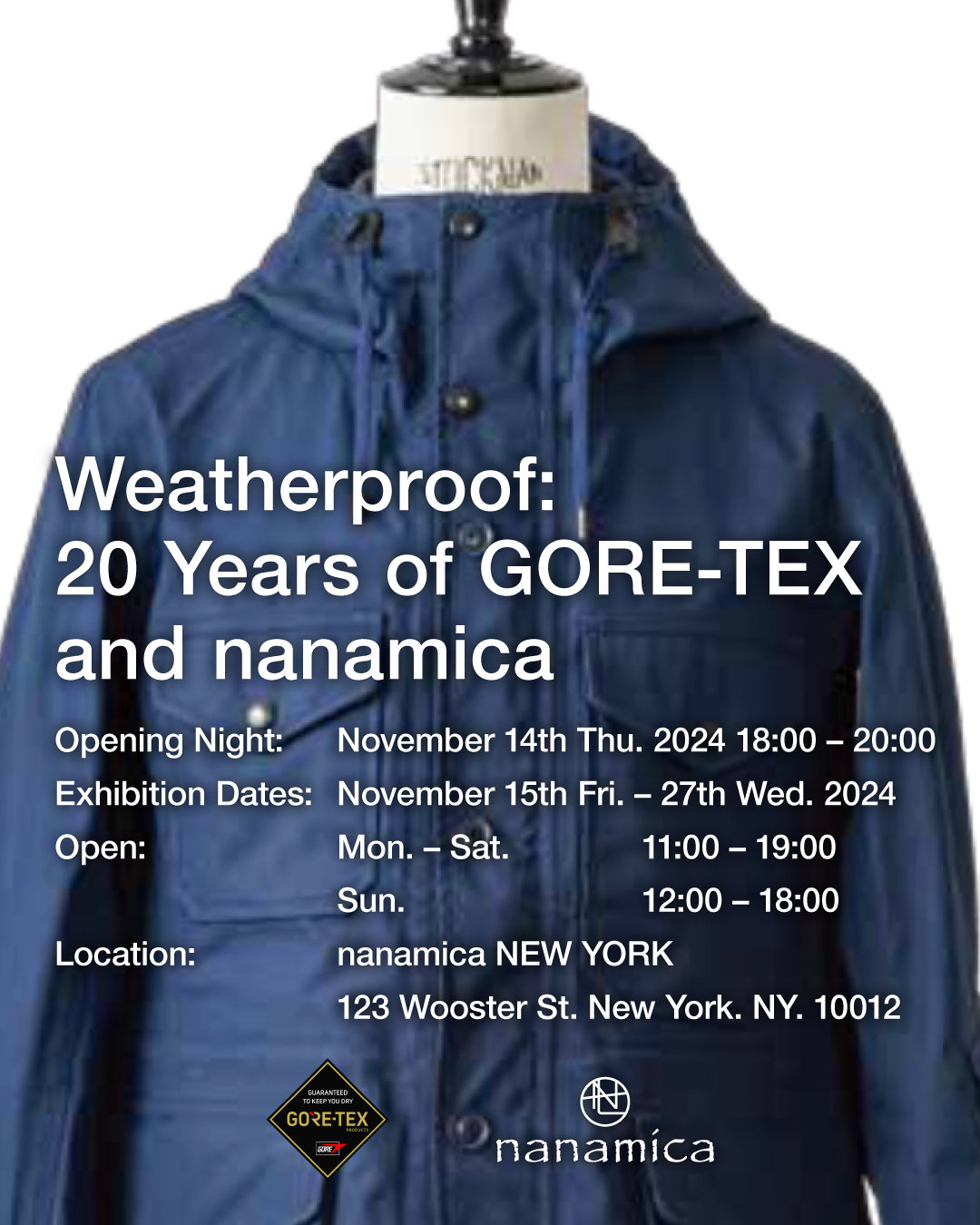 Announcement of “Weatherproof: 20 Years of GORE-TE…