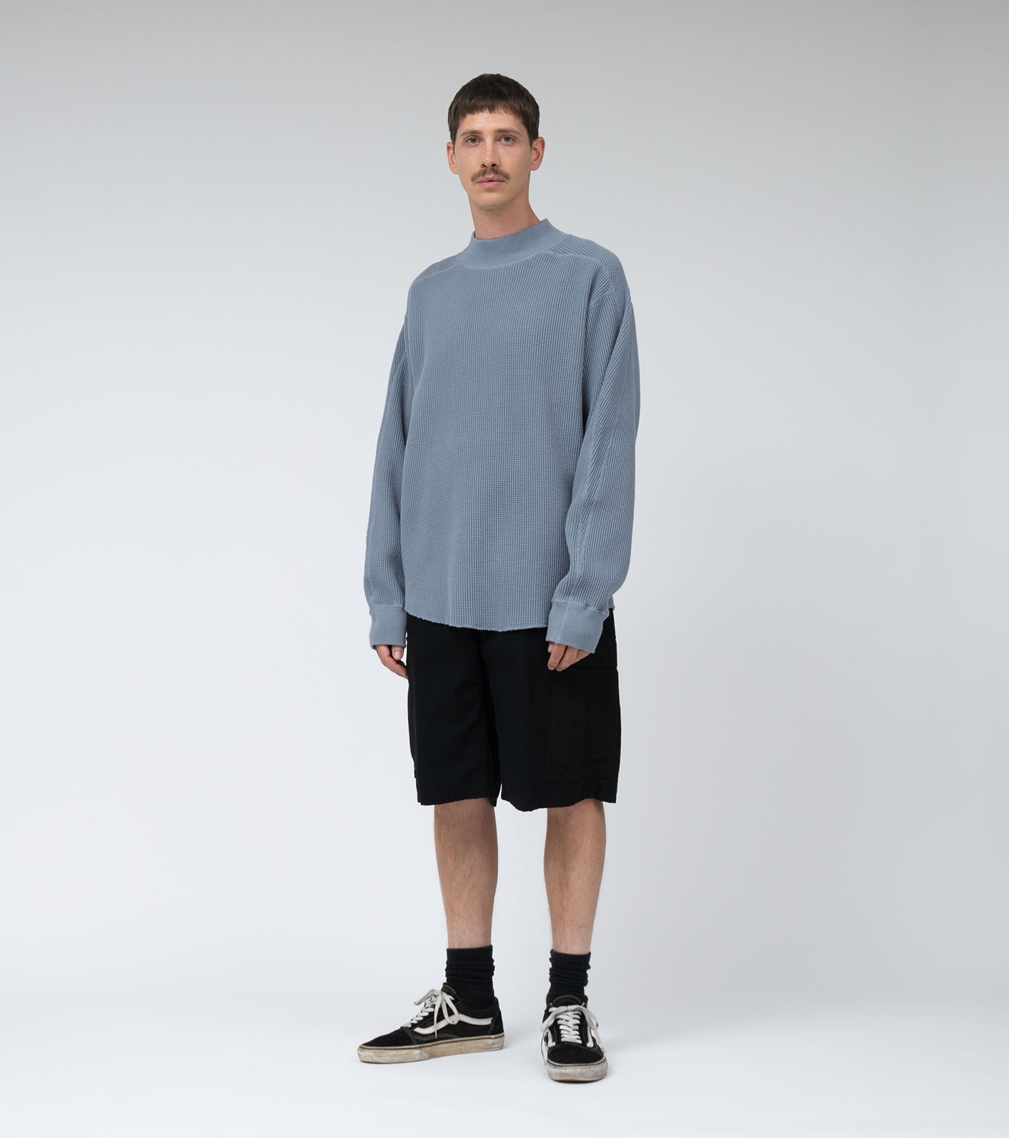 Mock Neck Thermal Sweat