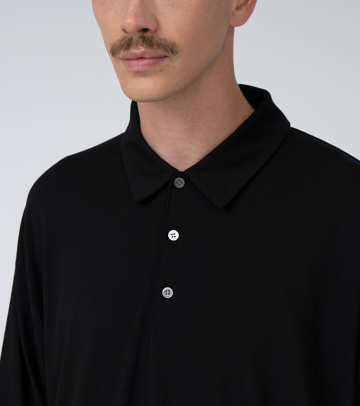 Wool L/S Polo