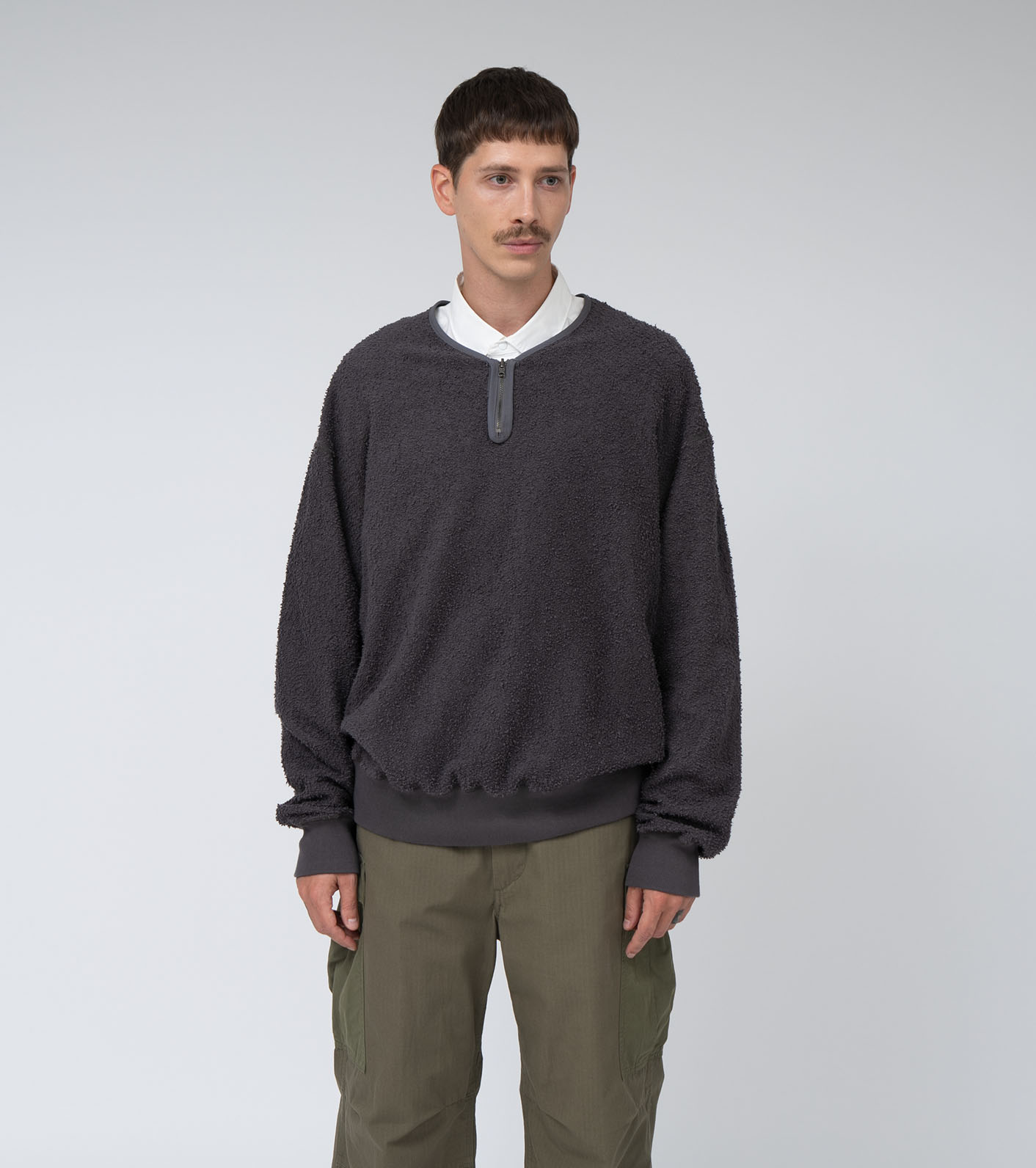 Reversible Half Zip Sweat