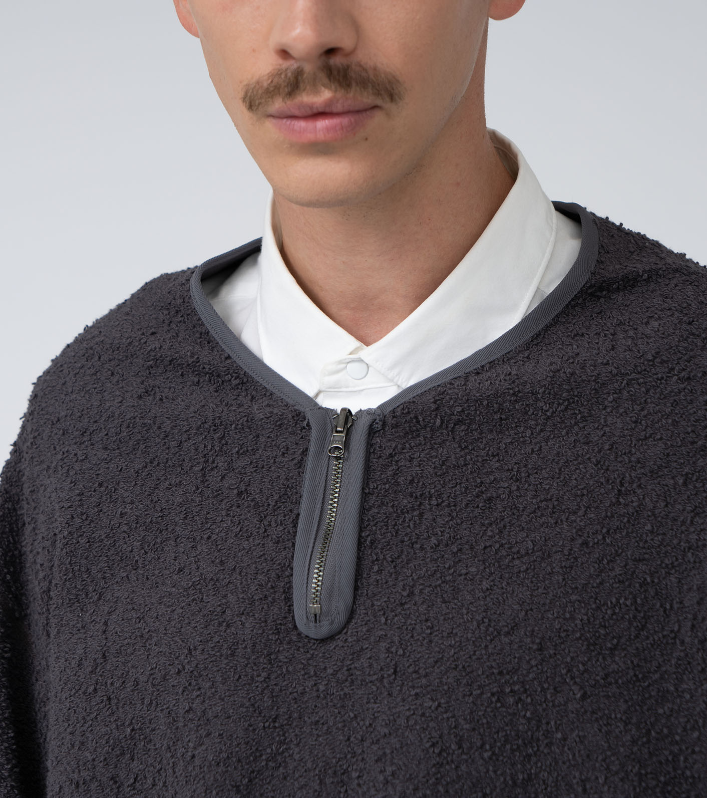 Reversible Half Zip Sweat