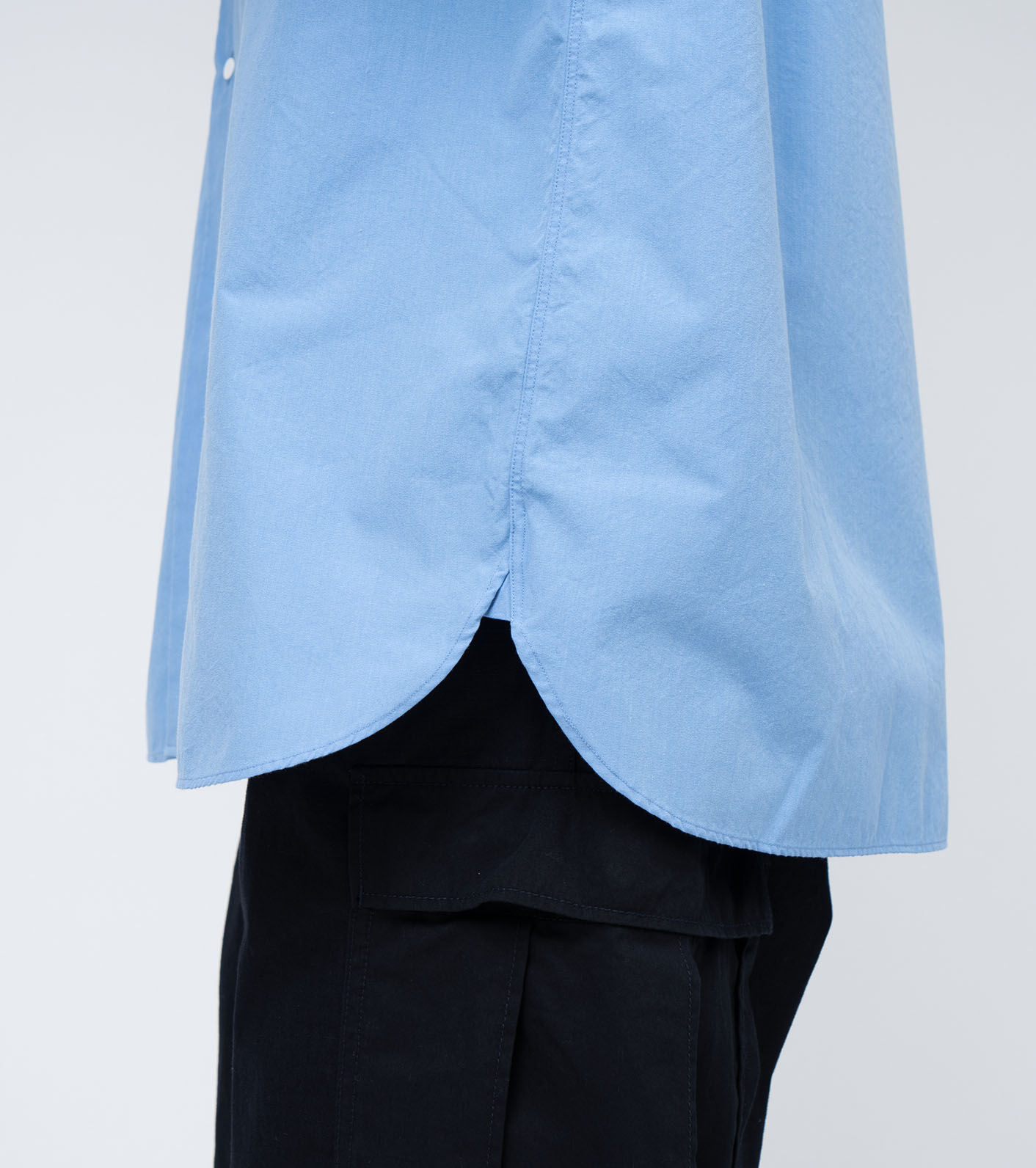 Band Collar Wind Shirt