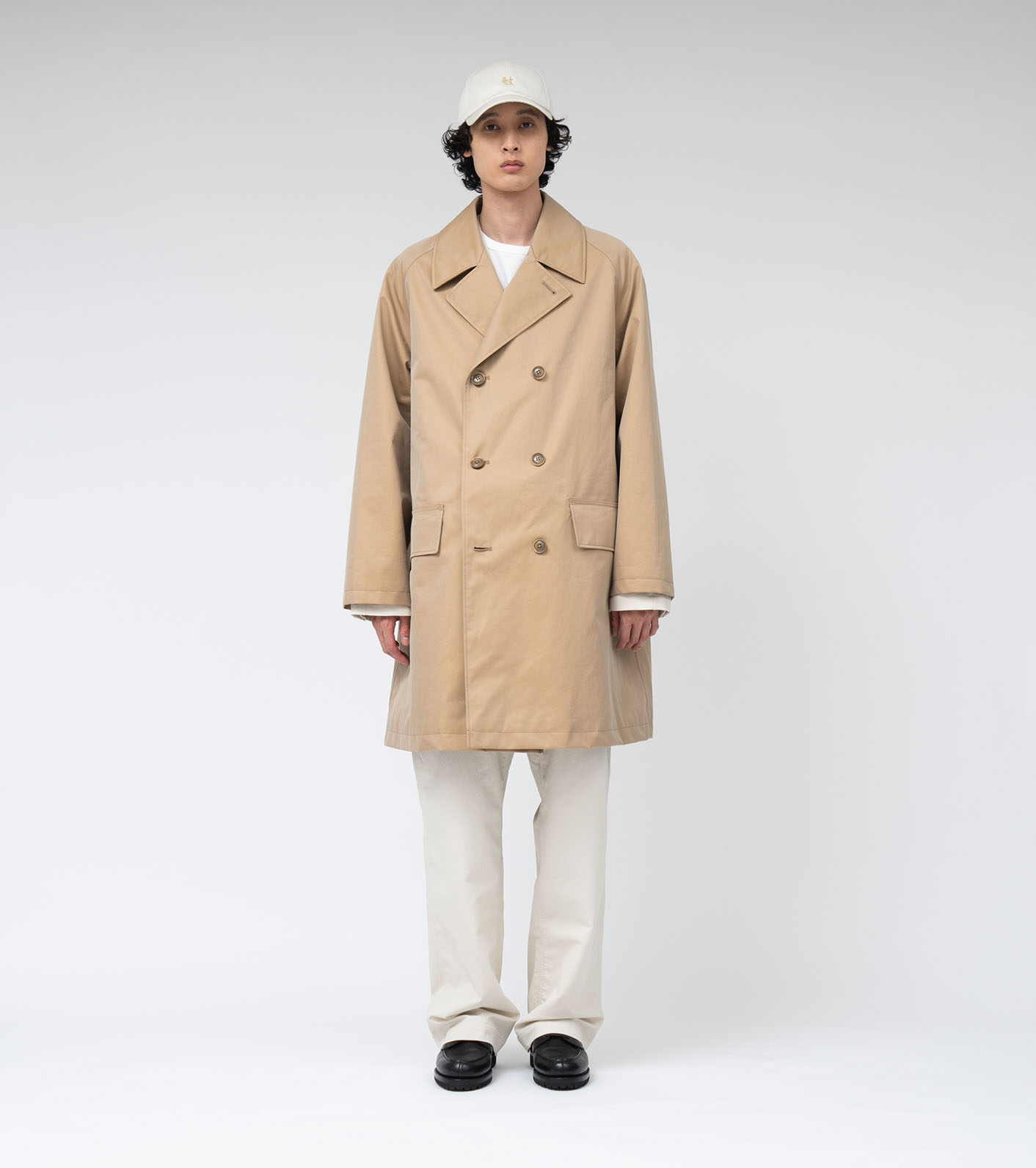 2L Cotton GORE-TEX Double Breasted Coat