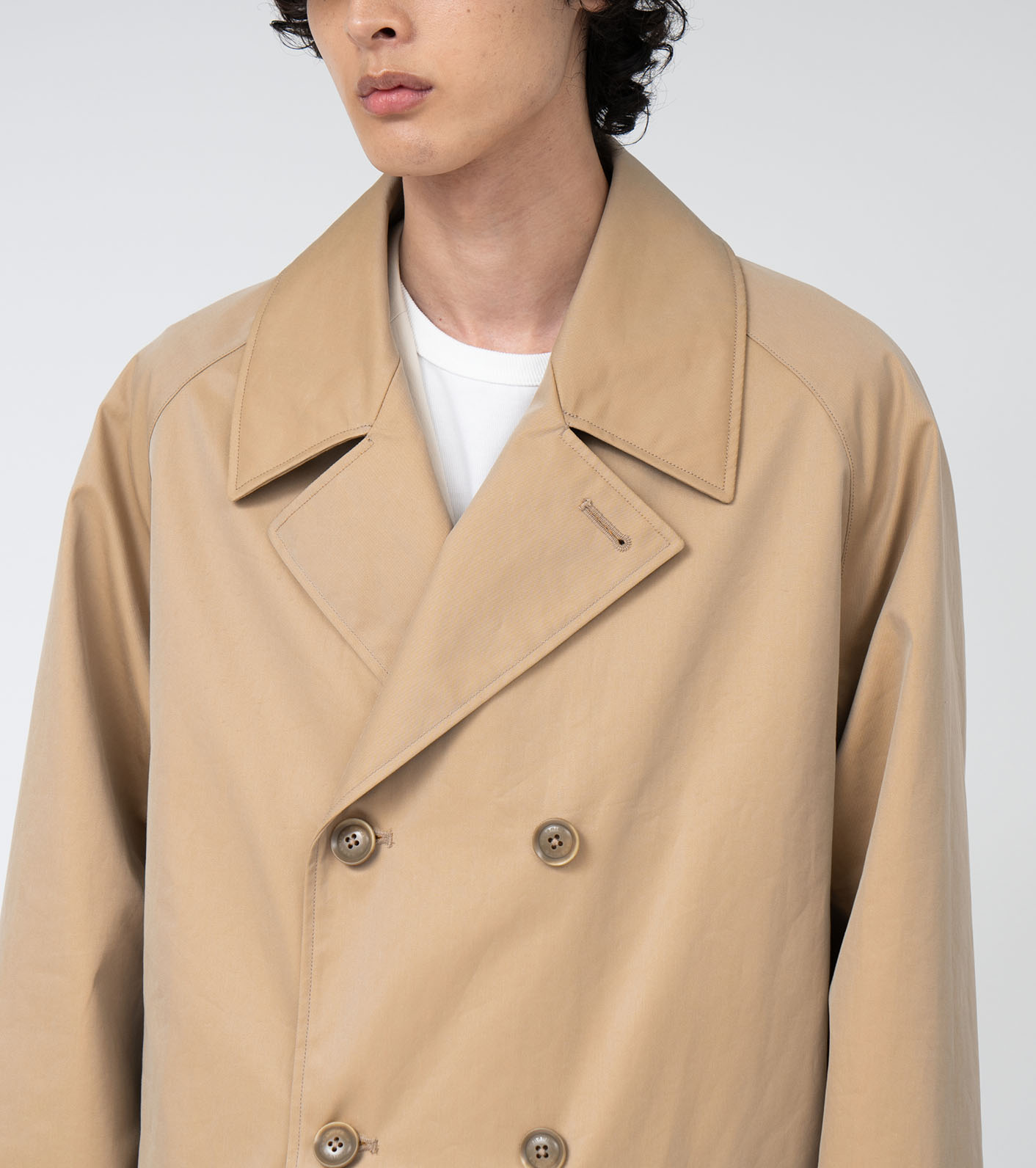 2L Cotton GORE-TEX Double Breasted Coat