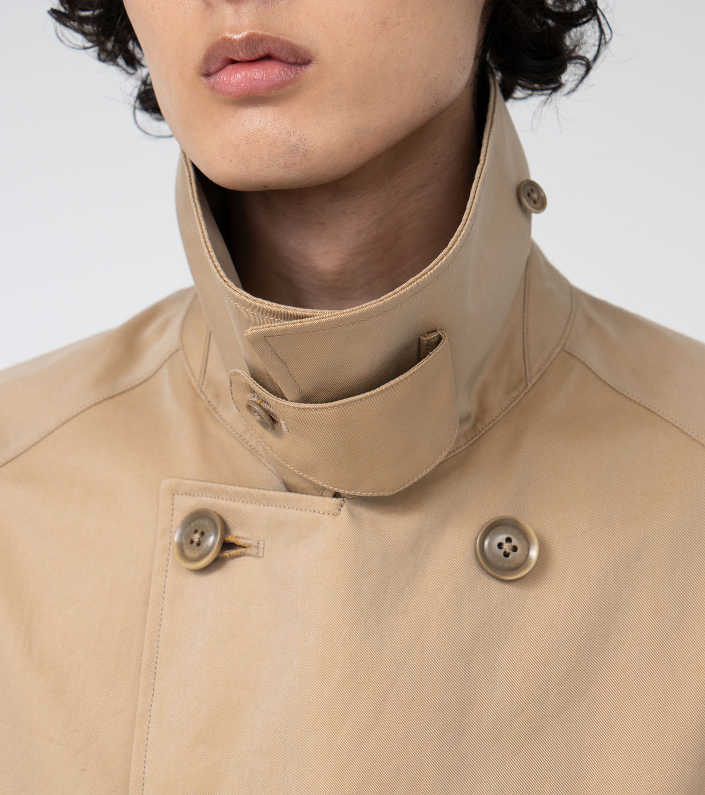2L Cotton GORE-TEX Double Breasted Coat