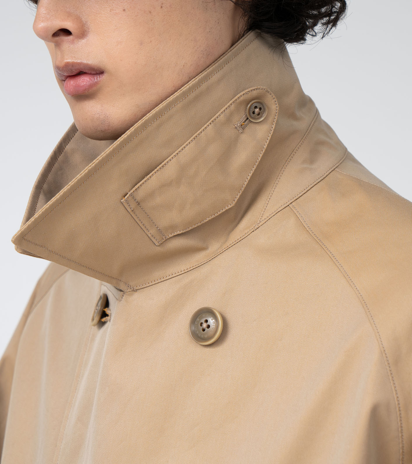 2L Cotton GORE-TEX Double Breasted Coat