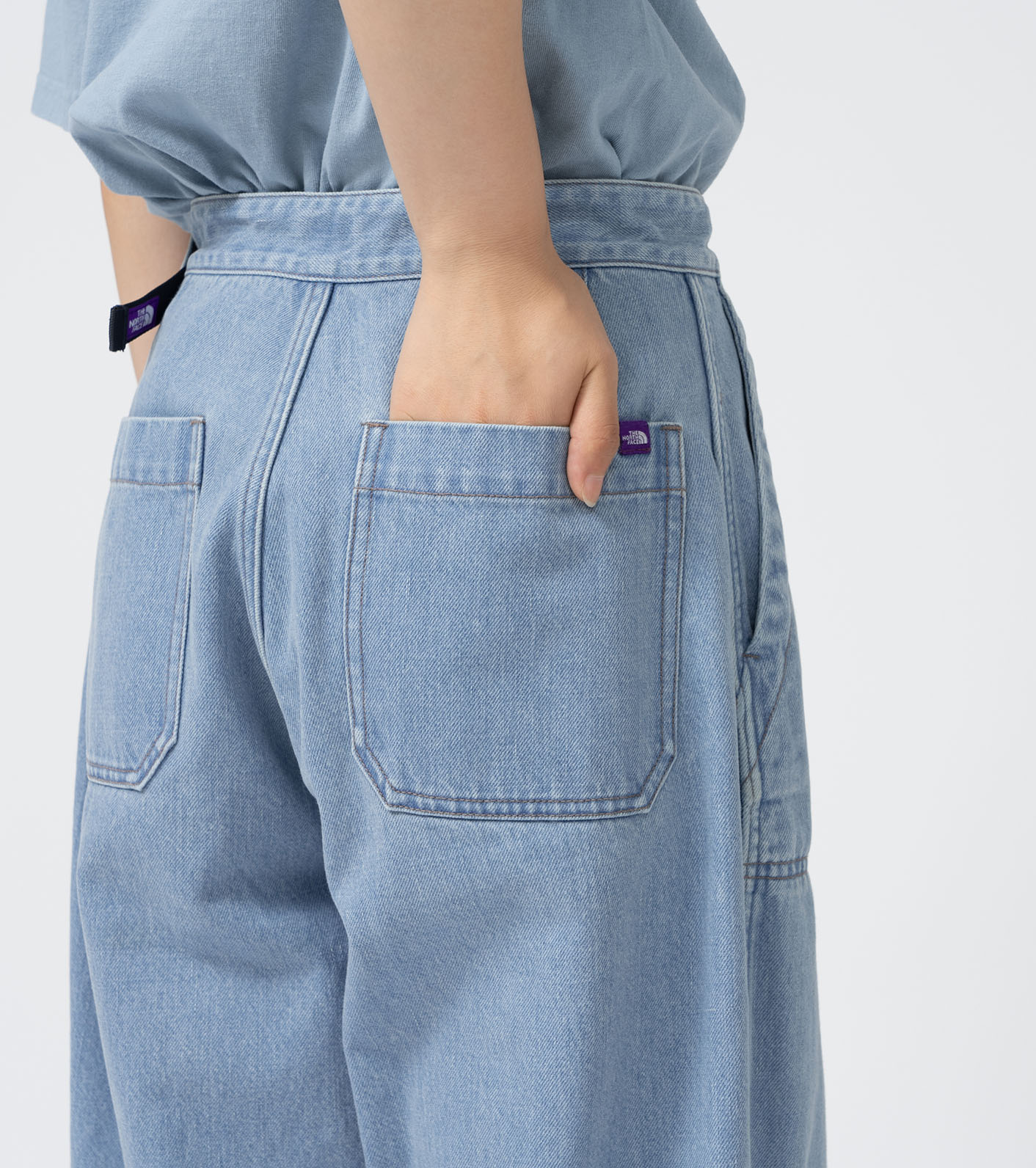 Denim Field Wrap Pants