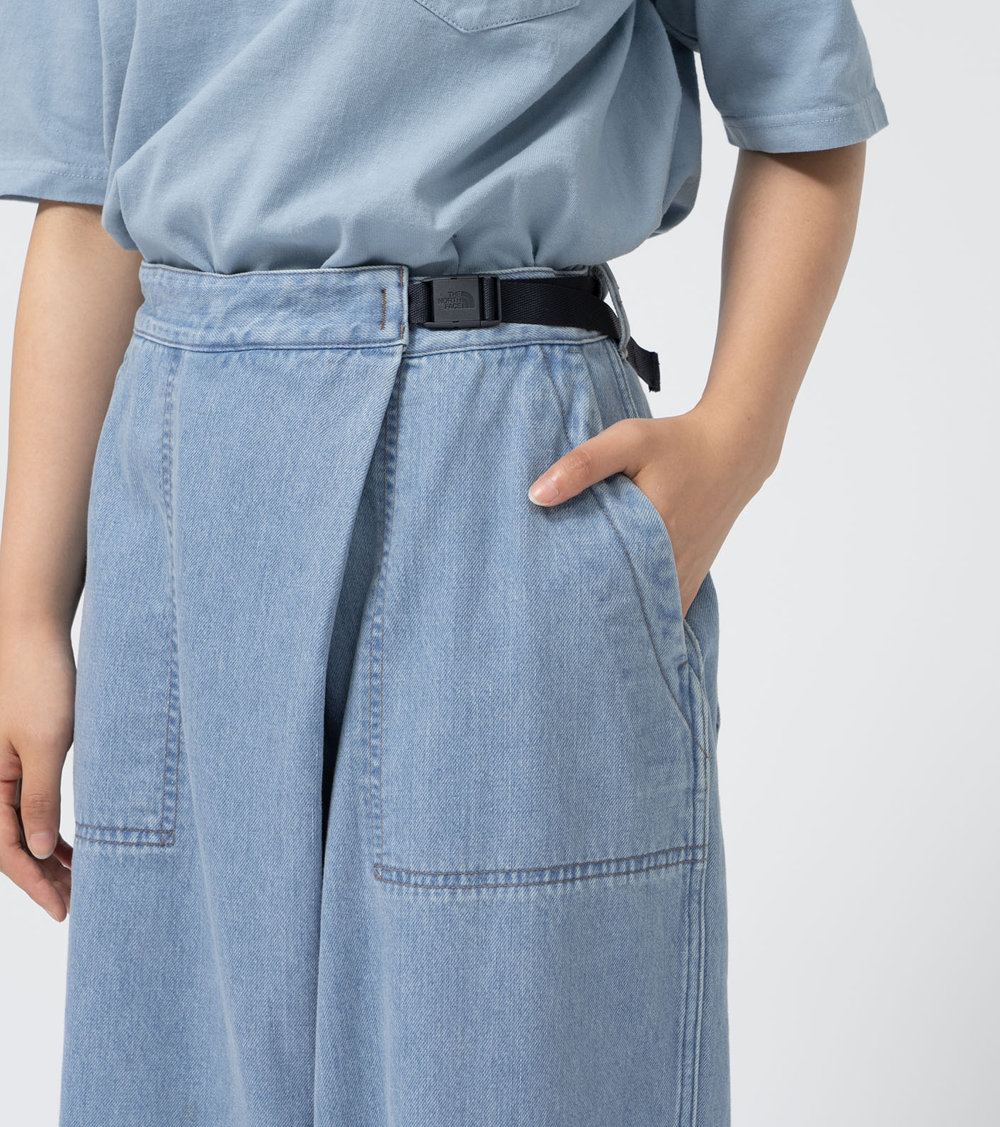 Denim Field Wrap Pants