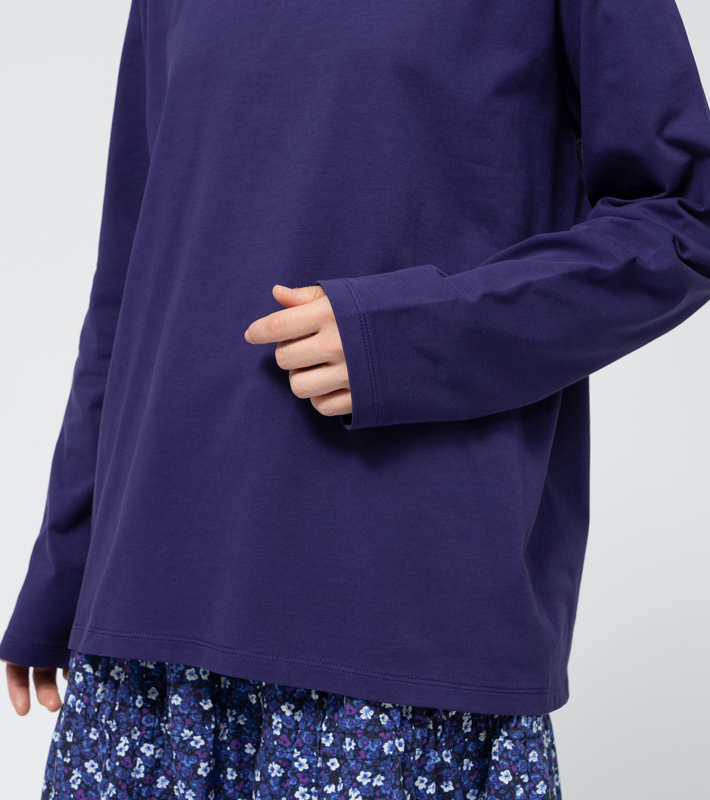 Cotton Jersey Field Long Sleeve Tee