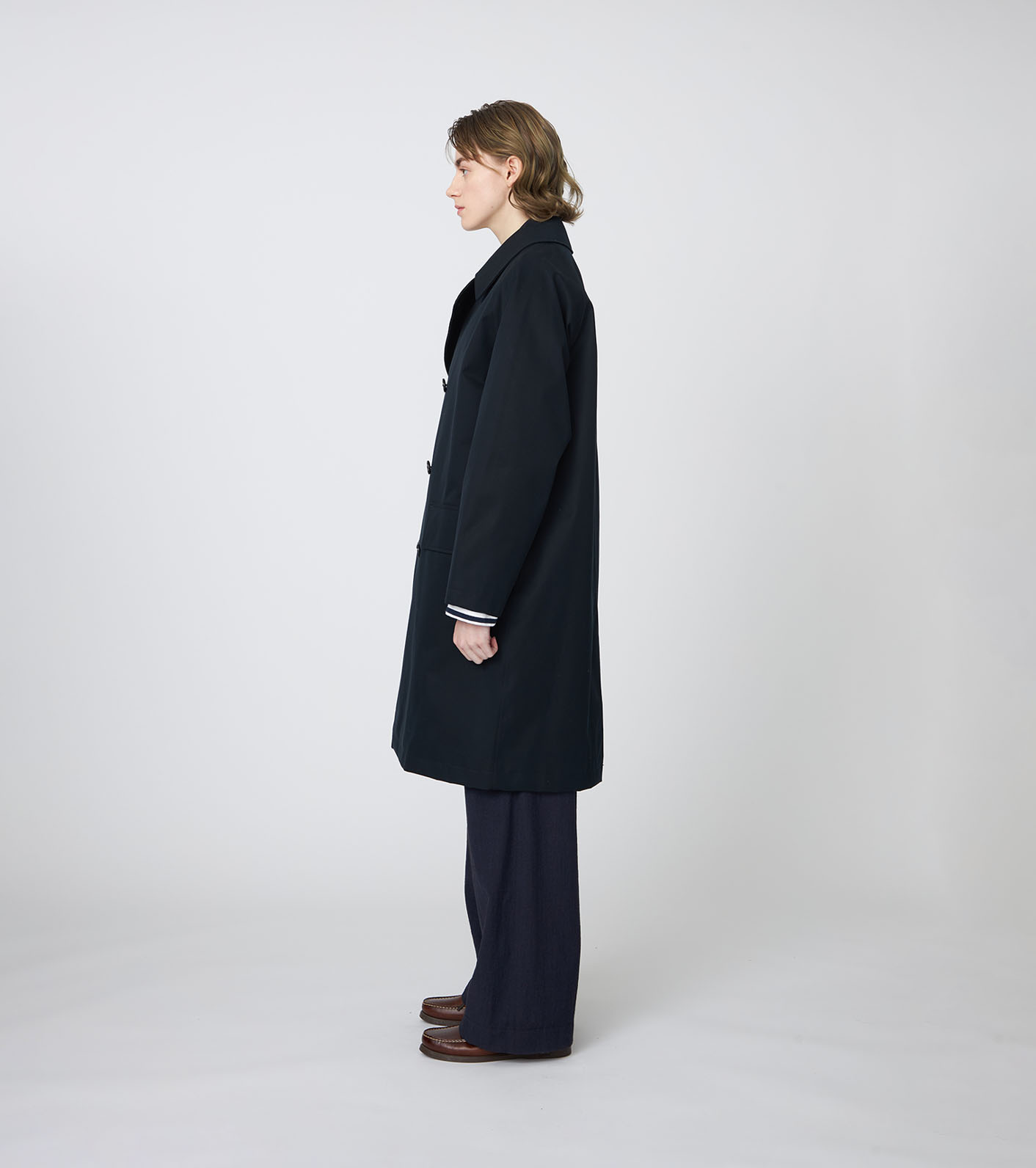 2L Cotton GORE-TEX Double Breasted Coat