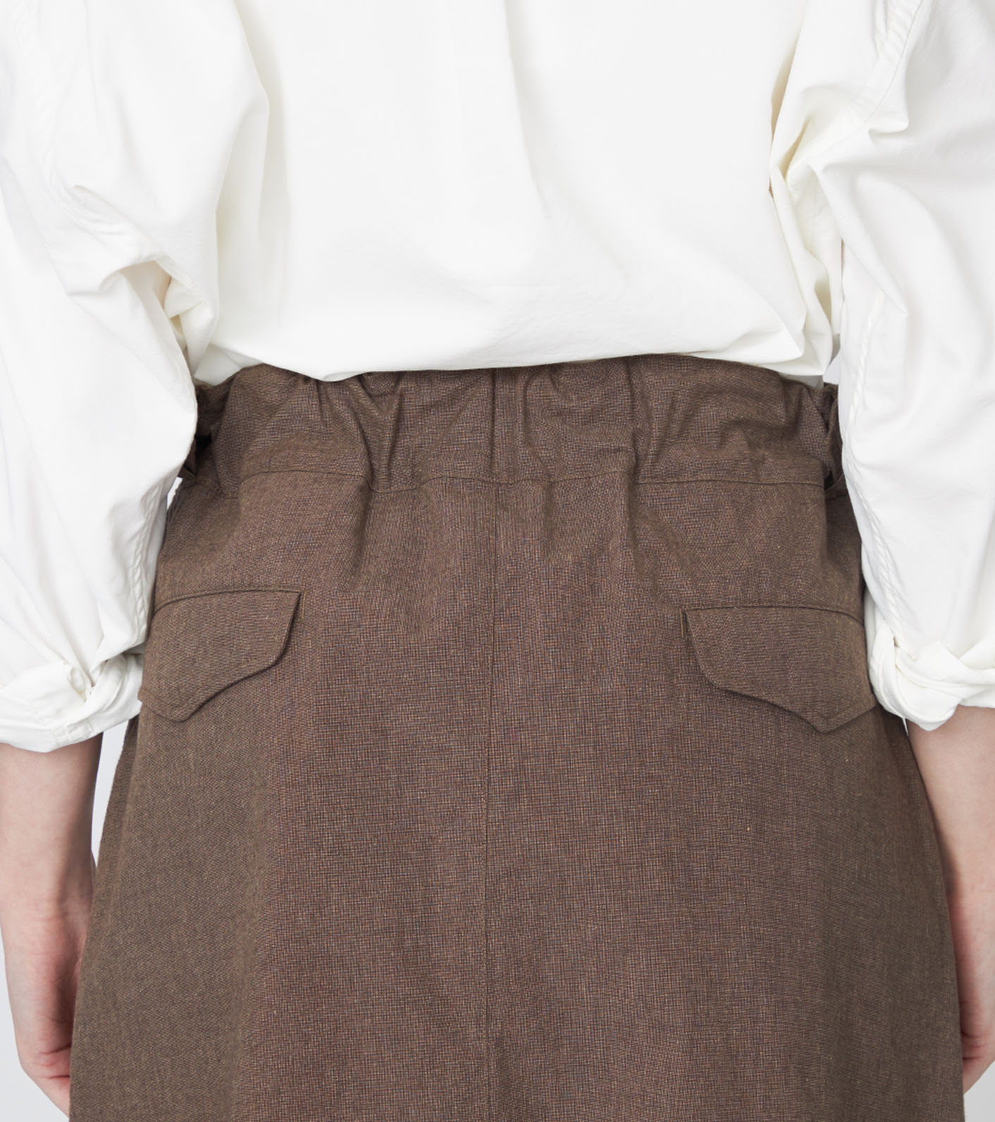 Cotton Buff Cloth Gurkha Skirt