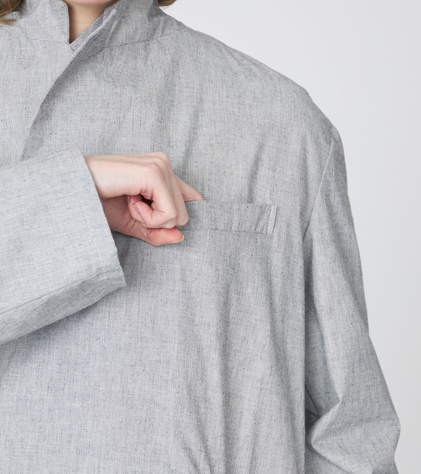 Cotton Buff Cloth Dress