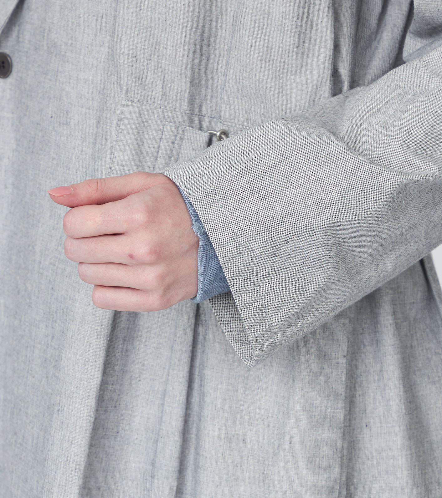 Cotton Buff Cloth Dress