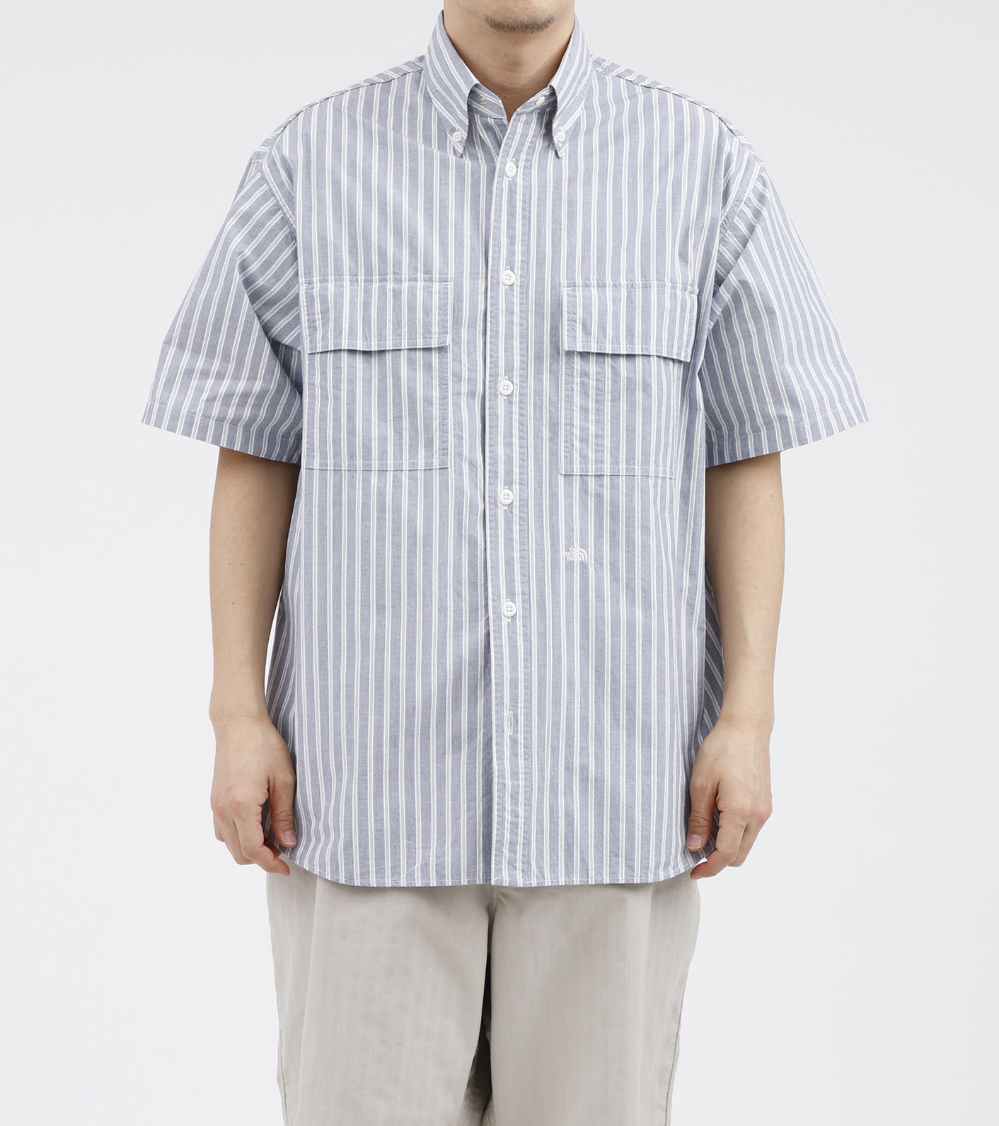Button Down Striped Field S/S Shirt