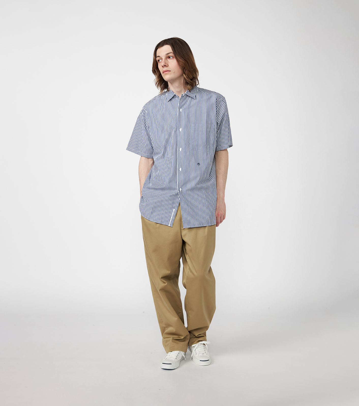 Regular Collar Wind S/S Shirt