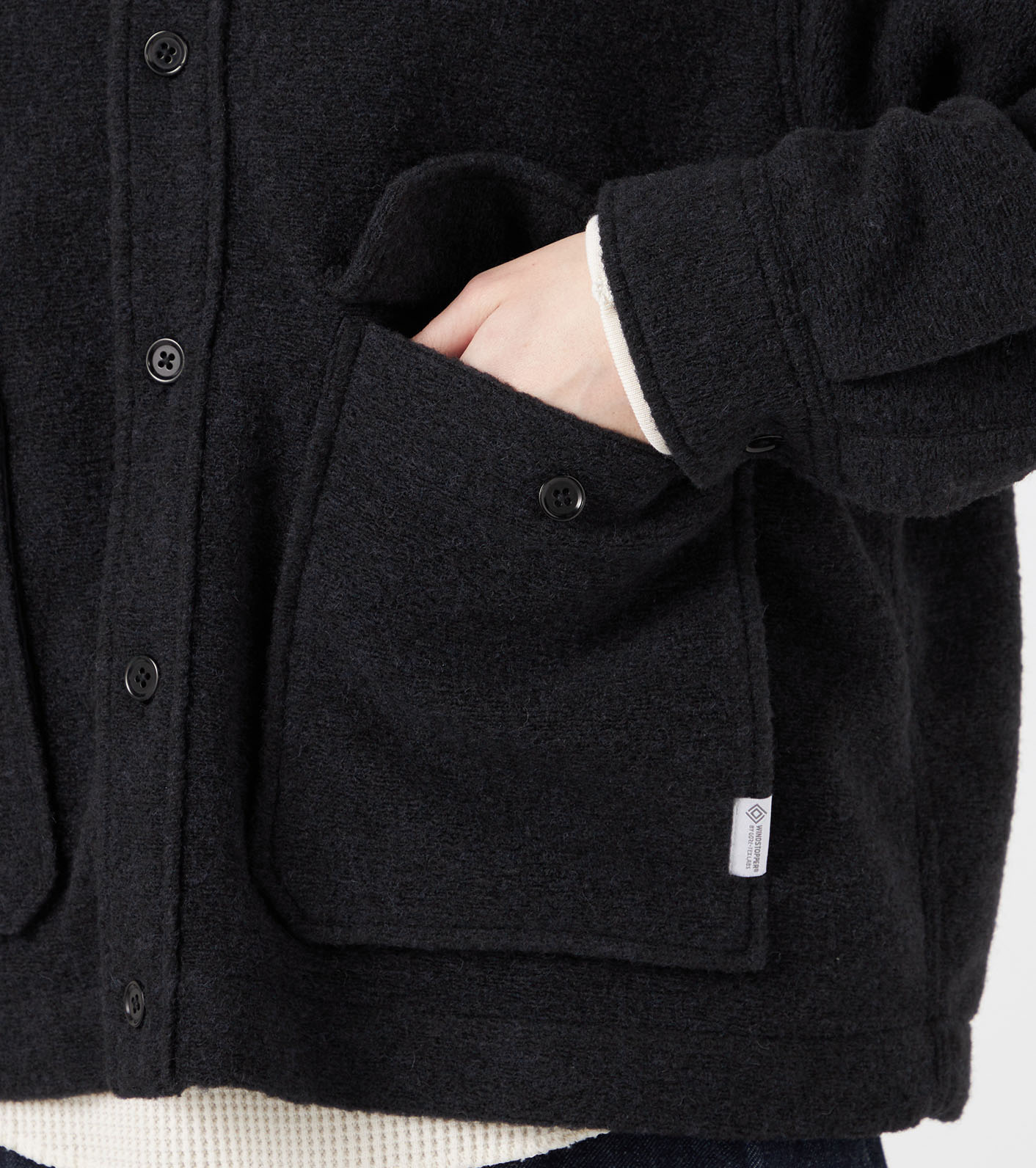 WINDSTOPPER Sliver Knit Jacket