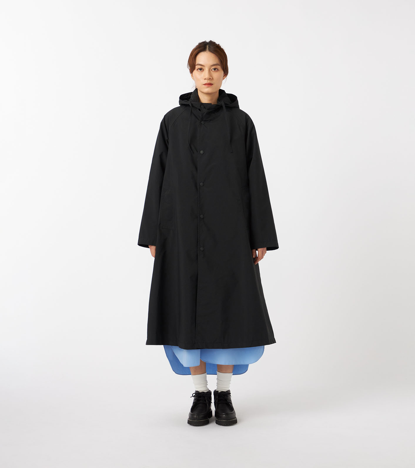 2L NYLON GORE-TEX Hooded Coat
