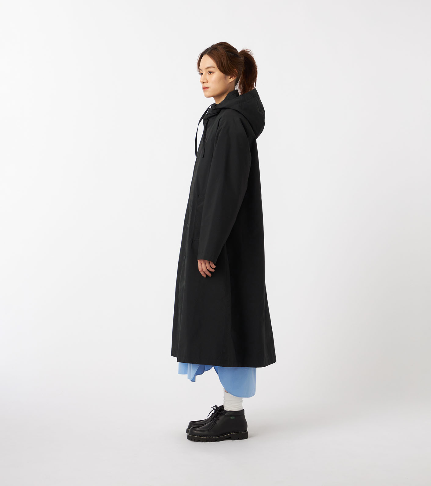2L NYLON GORE-TEX Hooded Coat