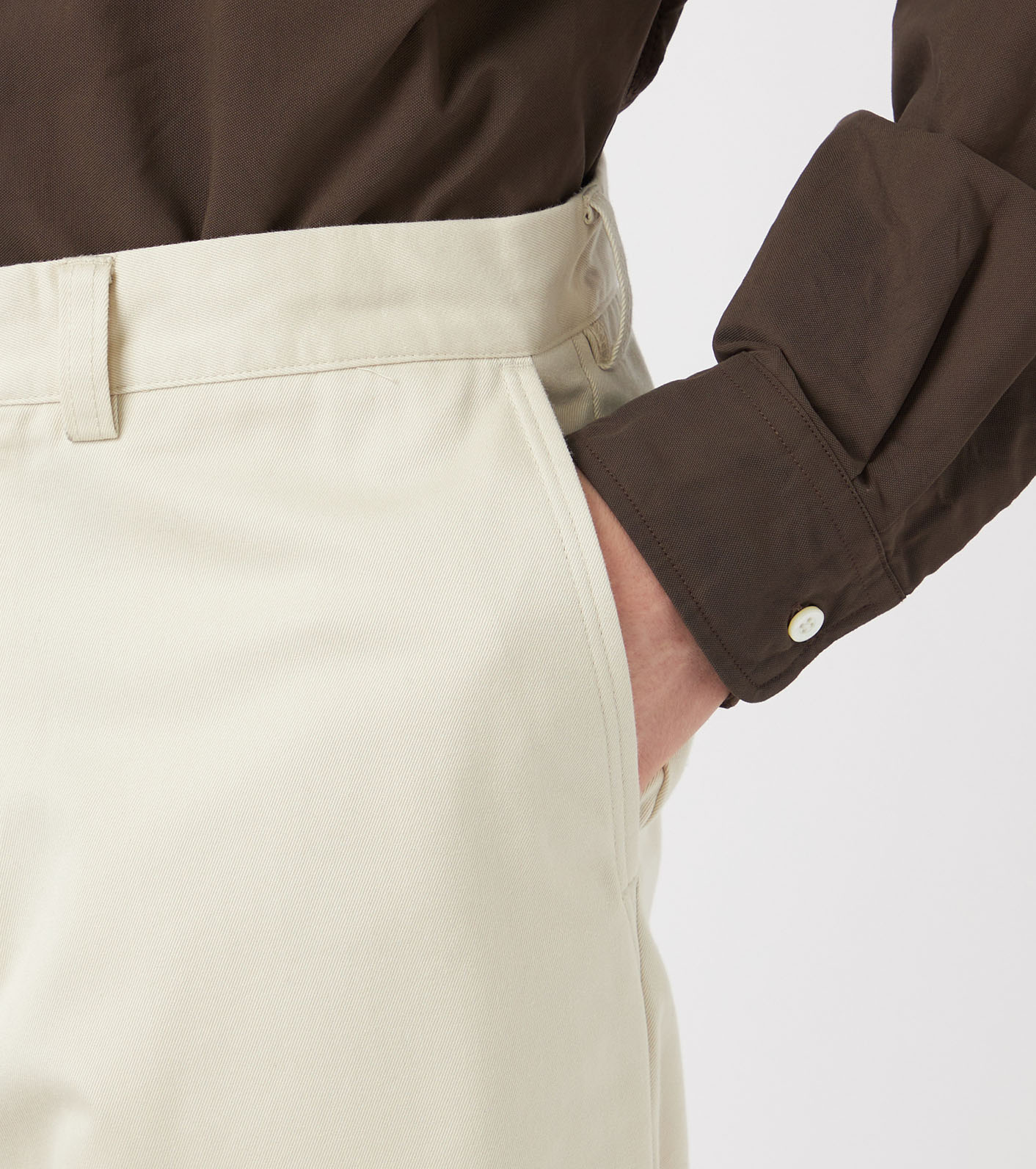 Wide Straight Chino Pants