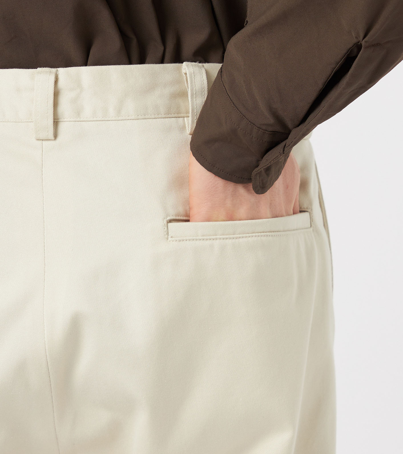 Wide Straight Chino Pants