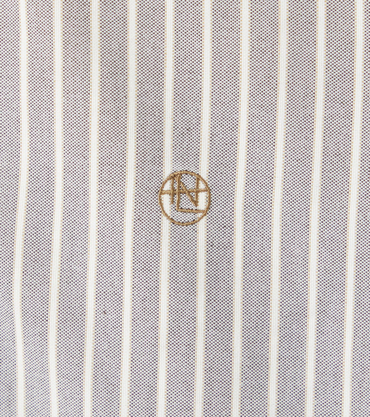 Button Down Stripe Wind Shirt