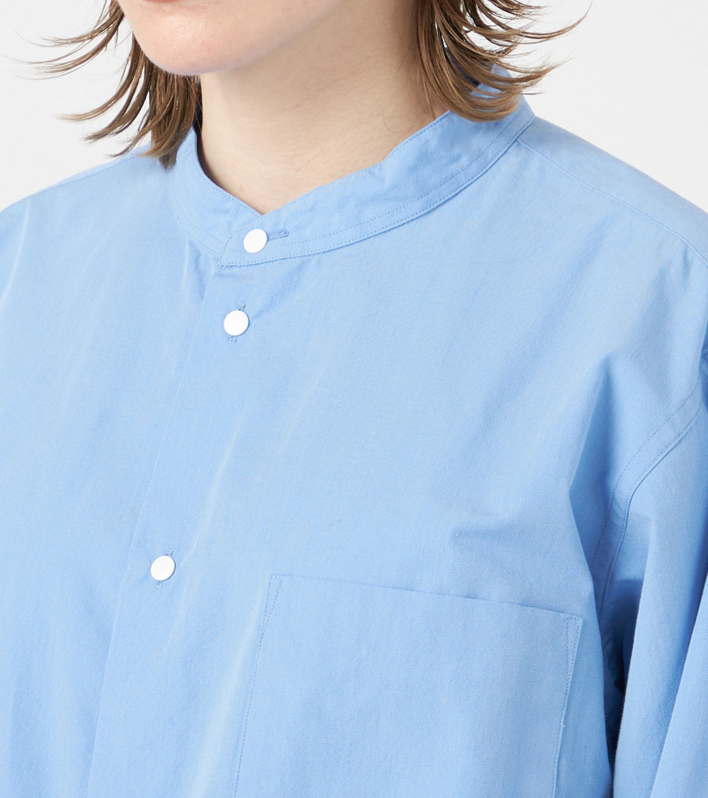 Band Collar Wind Shirt