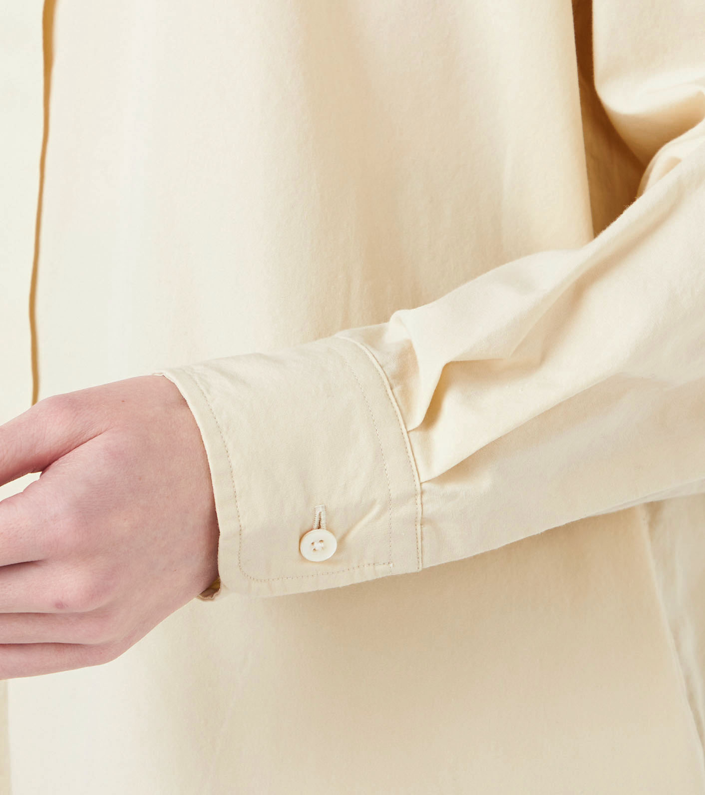 Band Collar Wind Shirt Dress