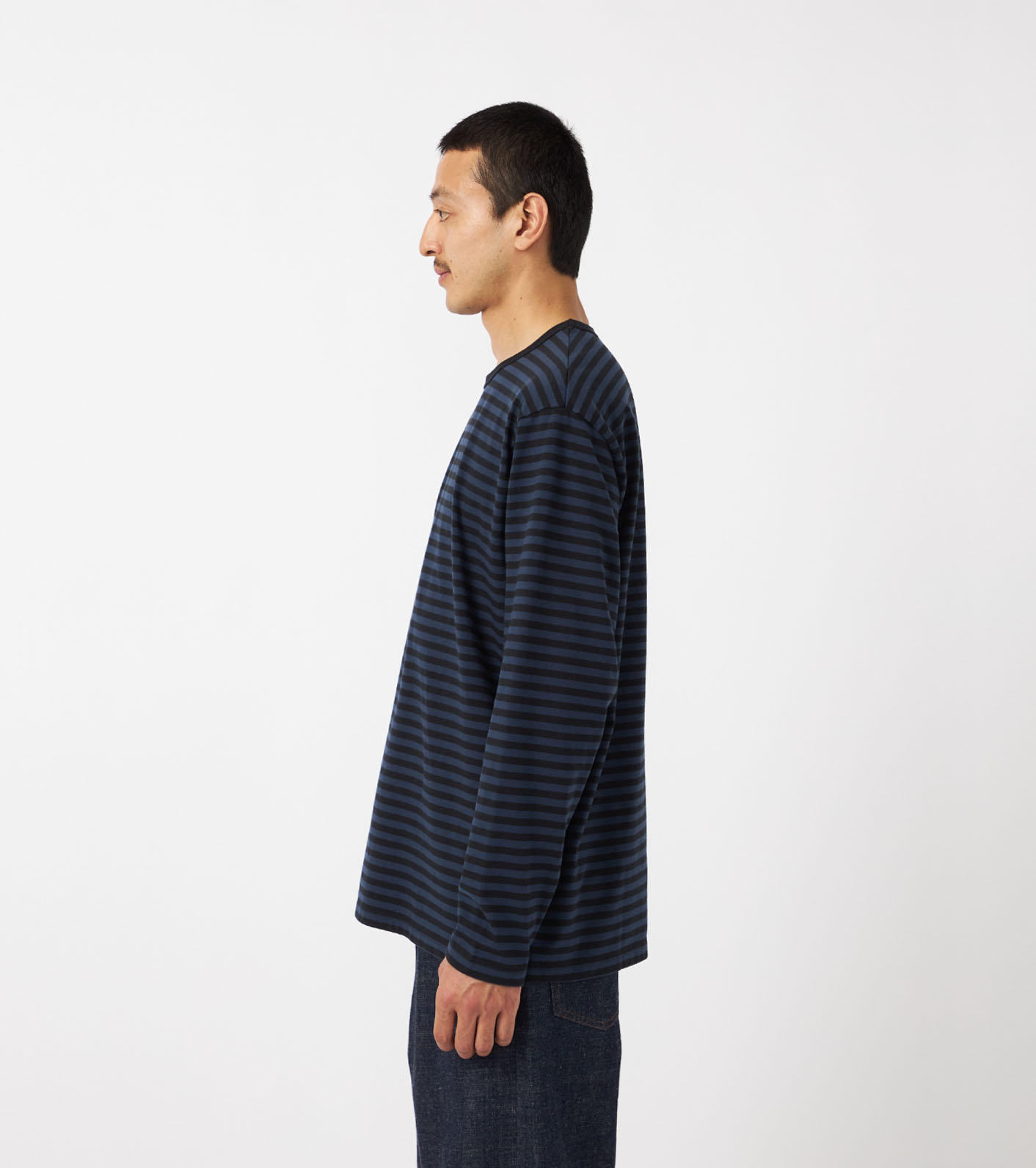 COOLMAX Stripe Jersey L/S Tee