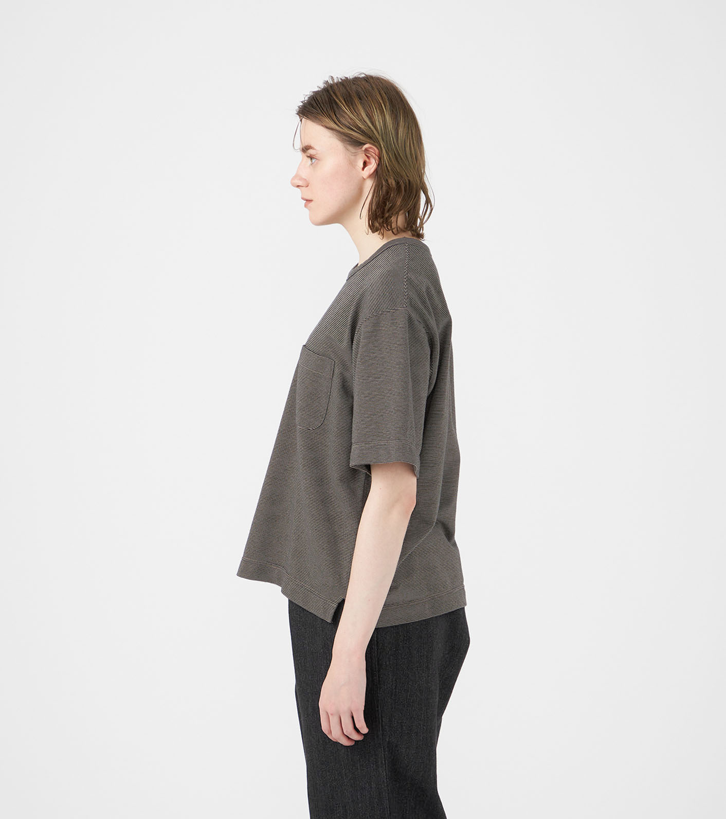 Micro Stripe Pocket Tee