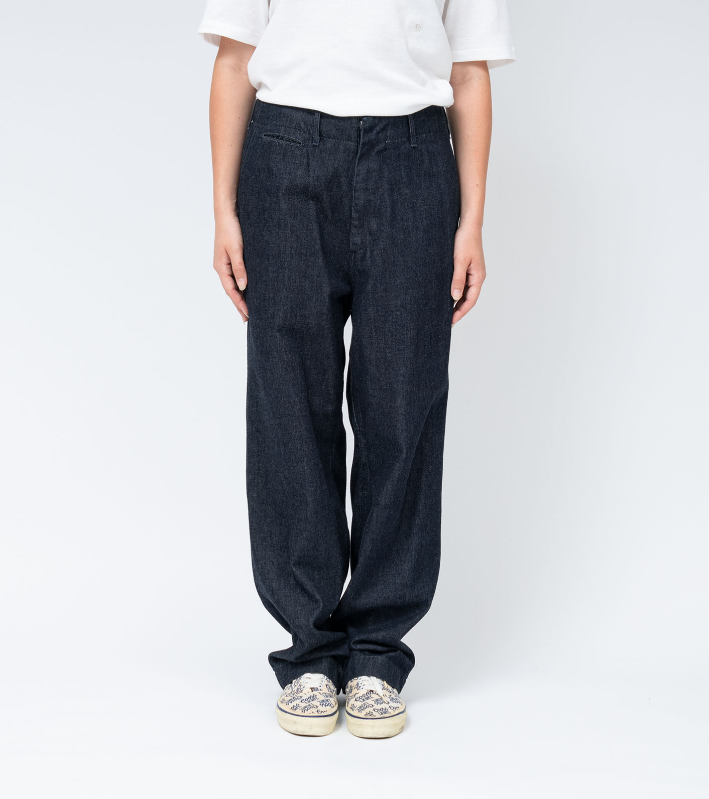 Wide Denim Pants