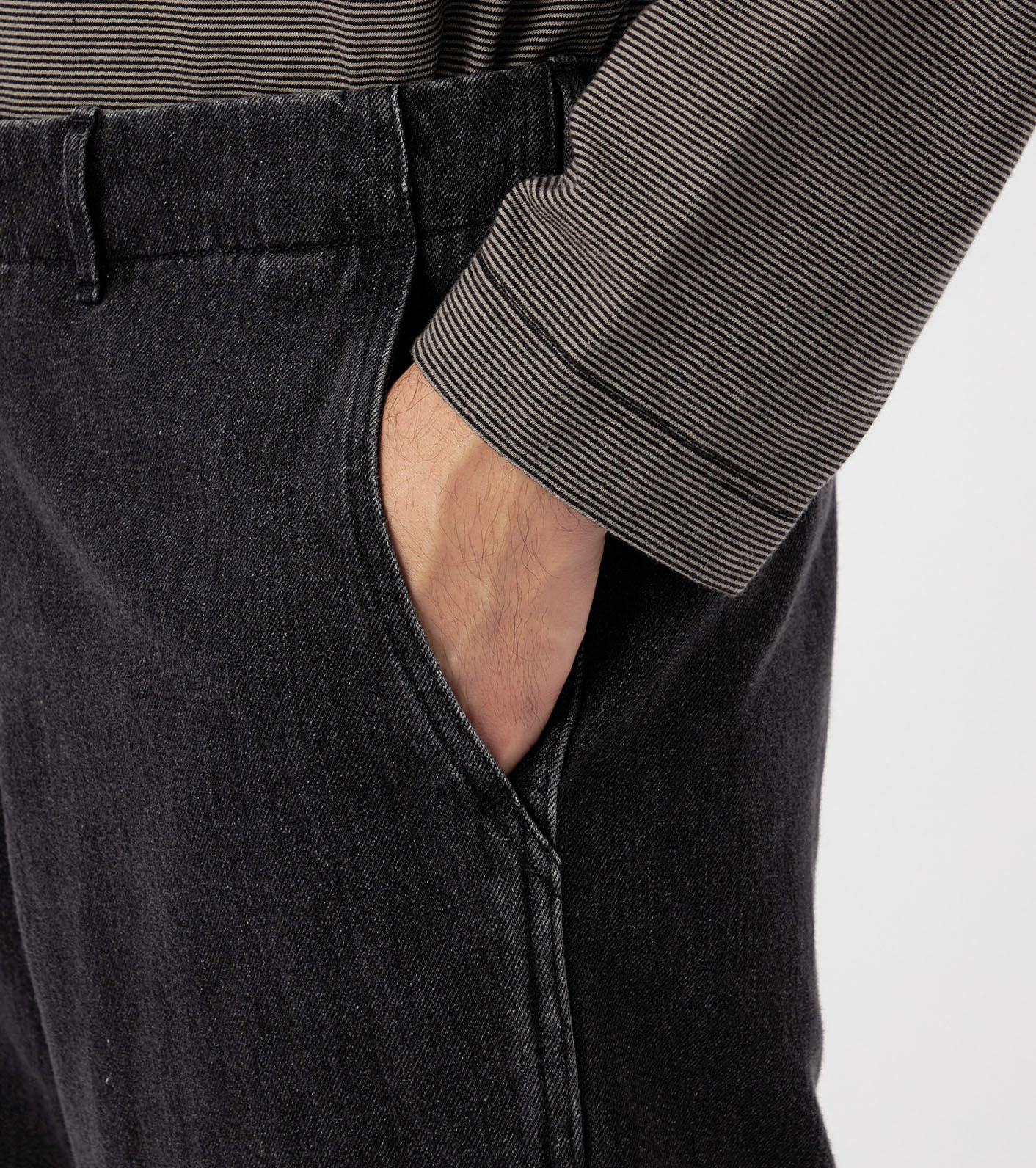 Wide Denim Pants
