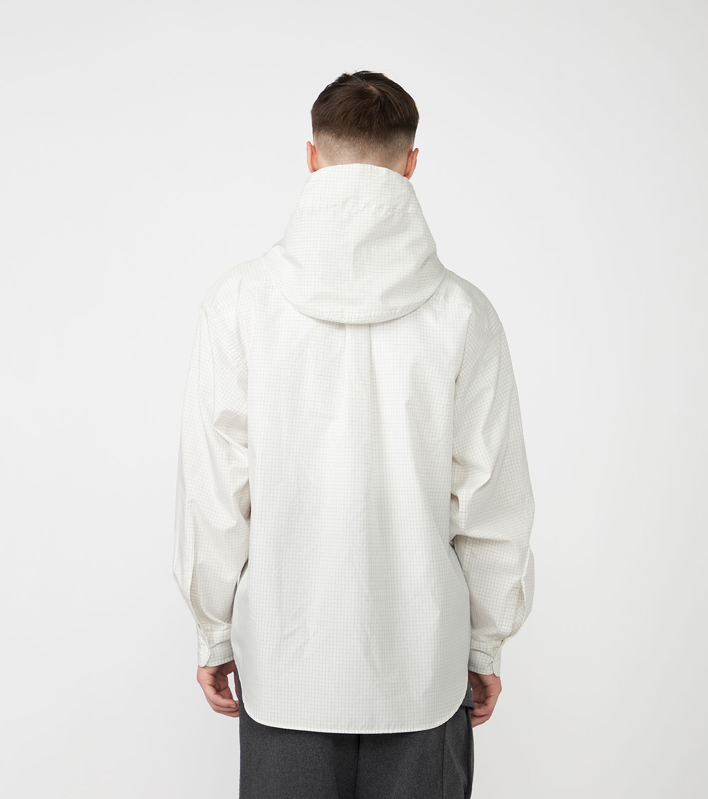 Graph Check Mountain Hooded Shirt