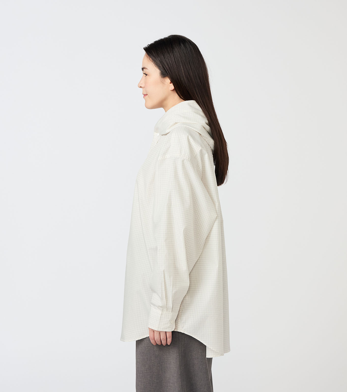 Graph Check Mountain Hooded Shirt