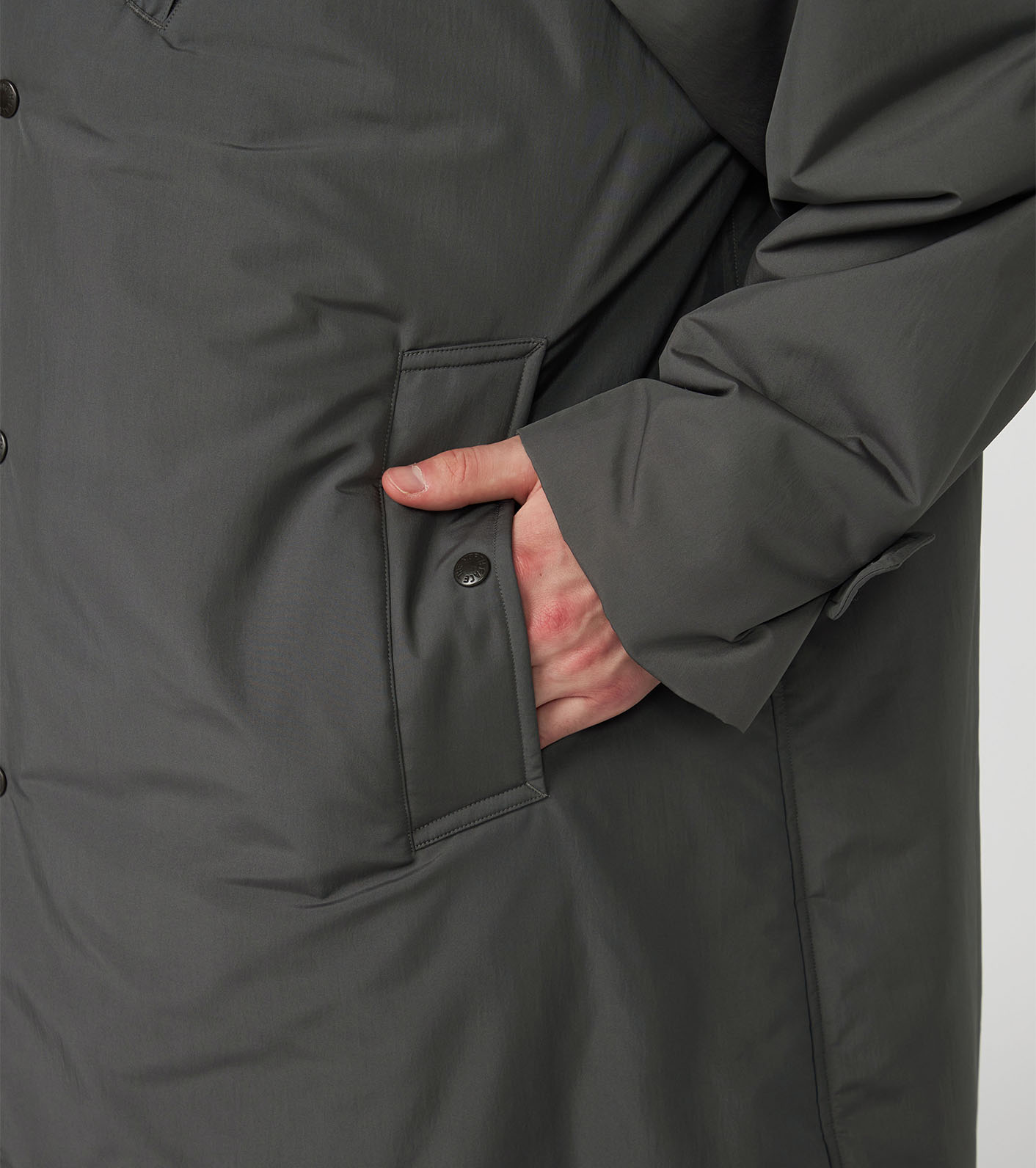 Insulation Soutien Collar Coat