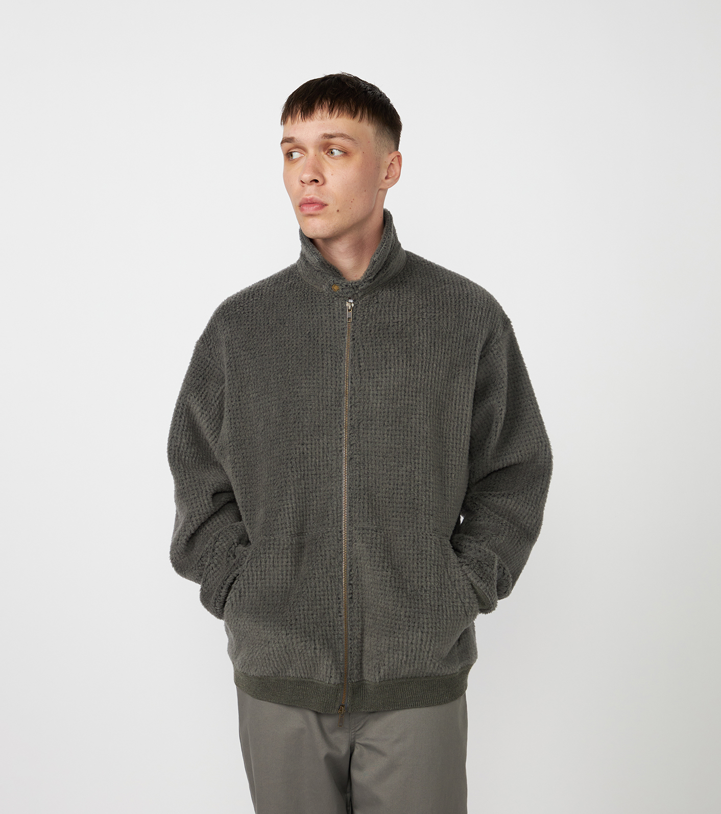 POLARTEC Wool Fleece Sweater Jacket
