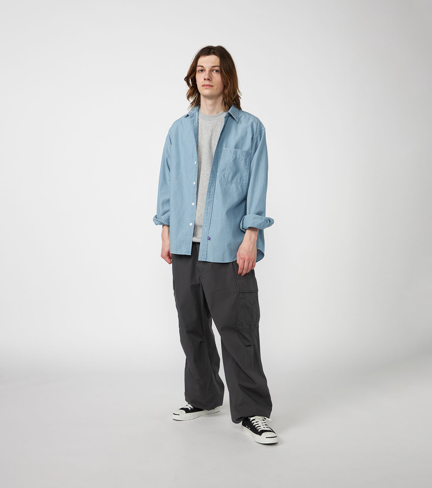 Regular Collar Chambray Field Shirt