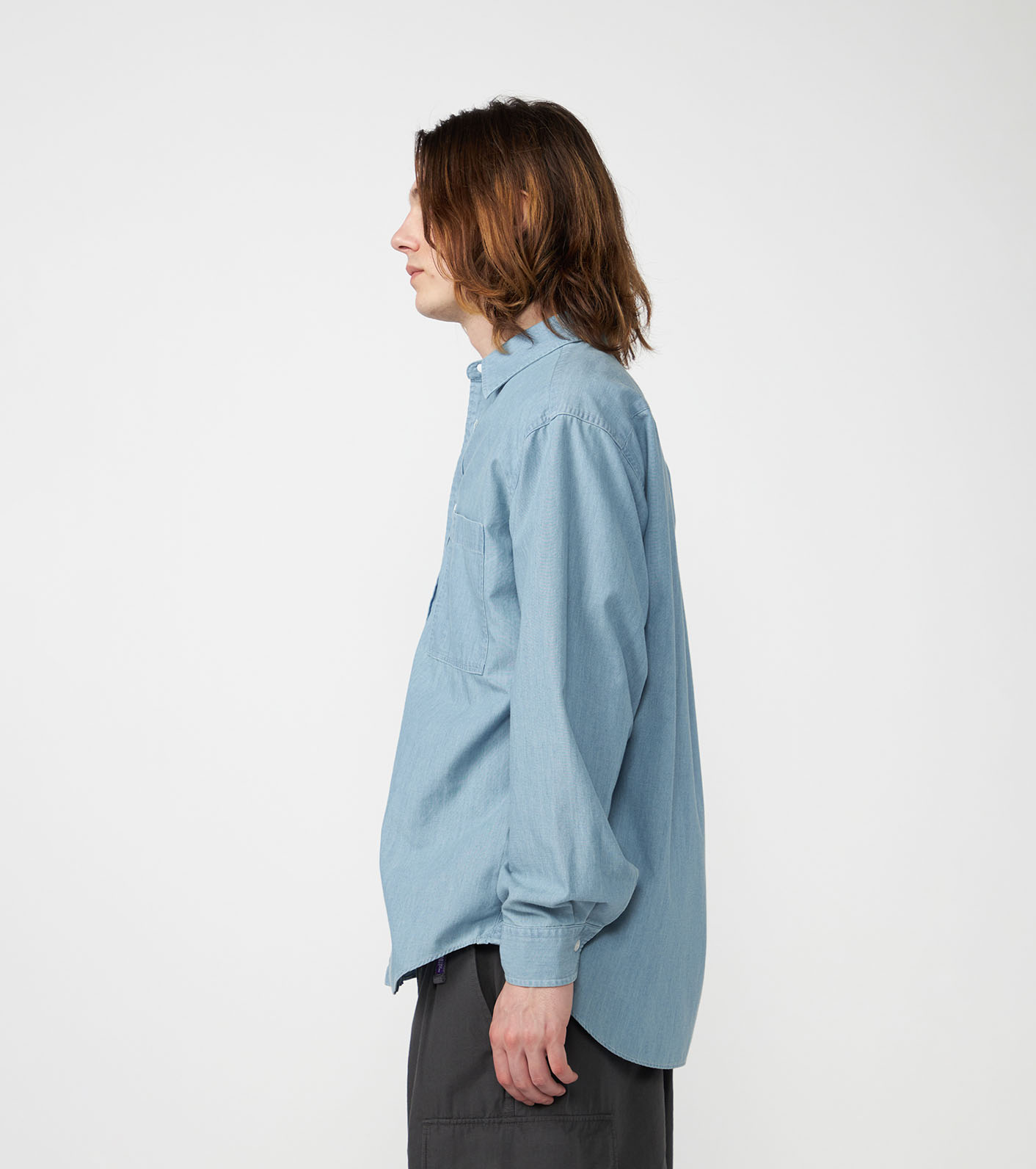 Regular Collar Chambray Field Shirt