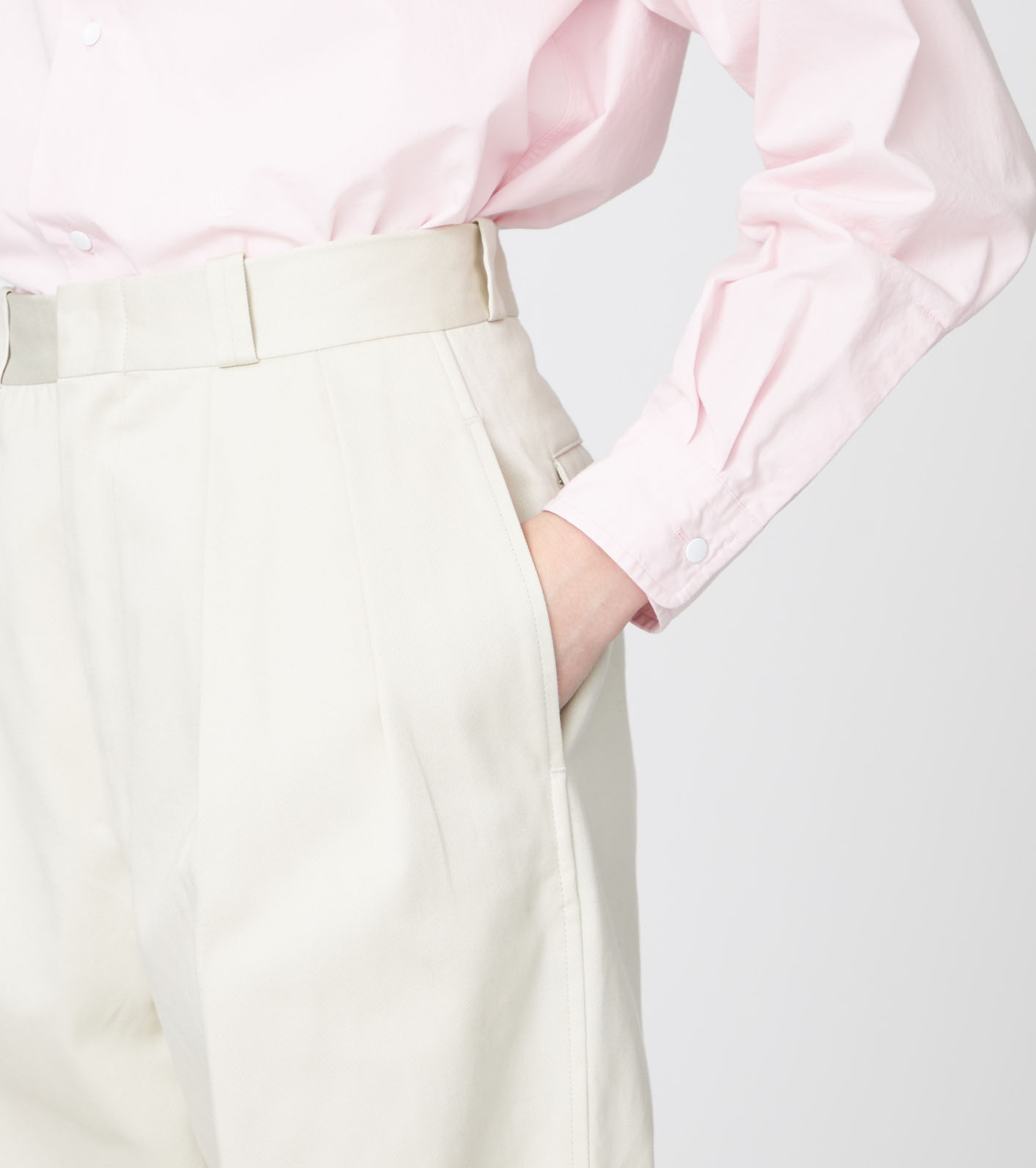 Double Pleat Chino Pants