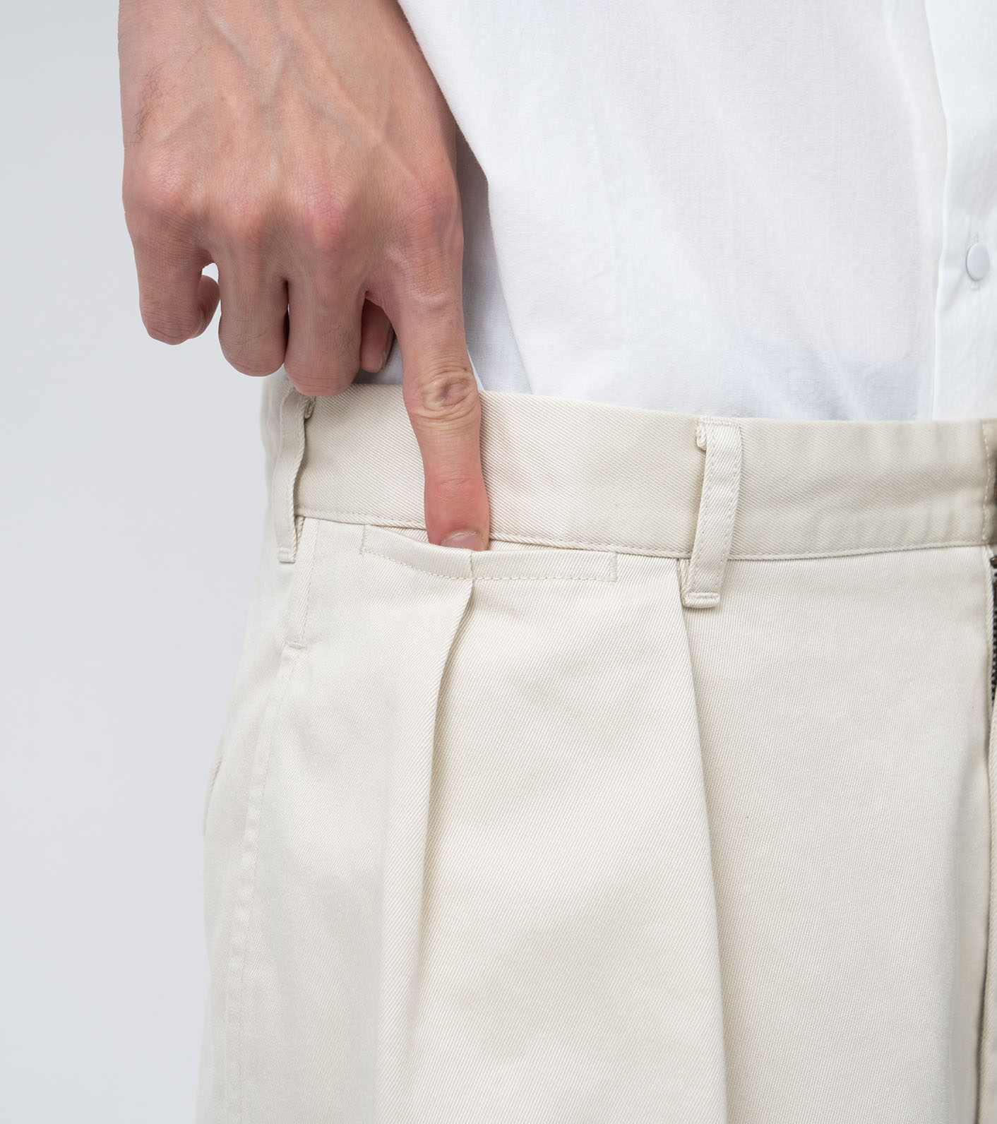Double Pleat Chino Shorts