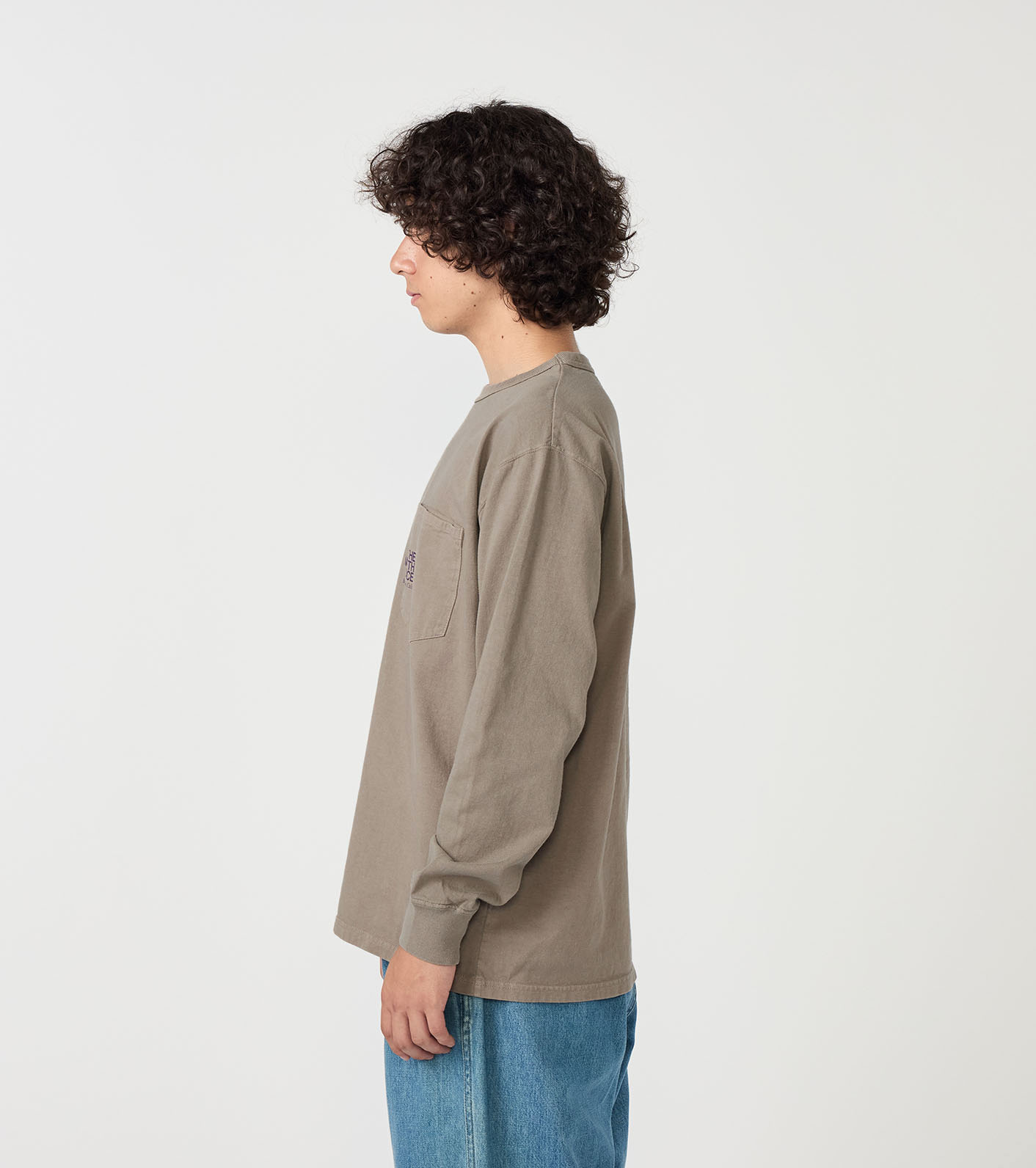 7oz Field Long Sleeve Pocket Tee