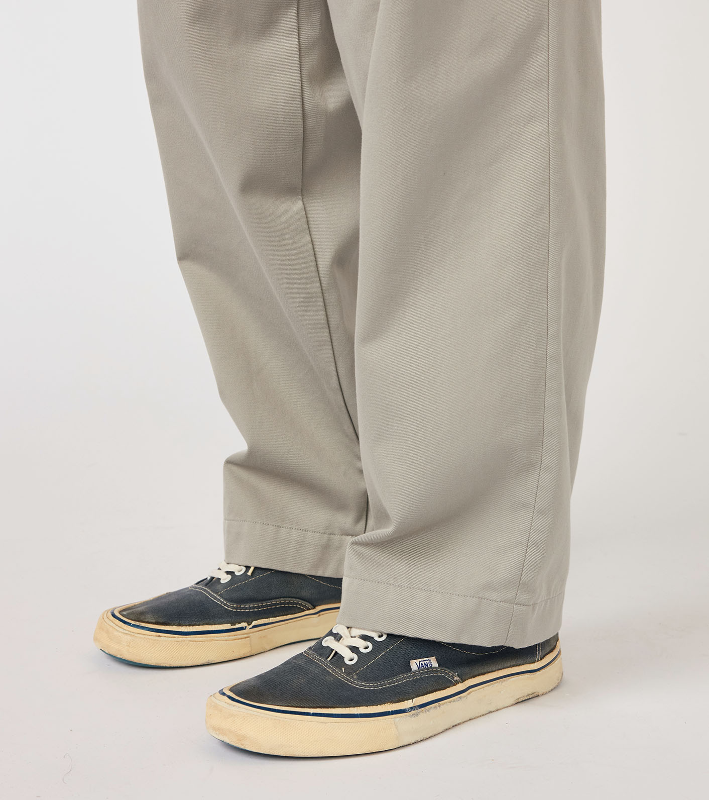 Double Pleated Chino Pants