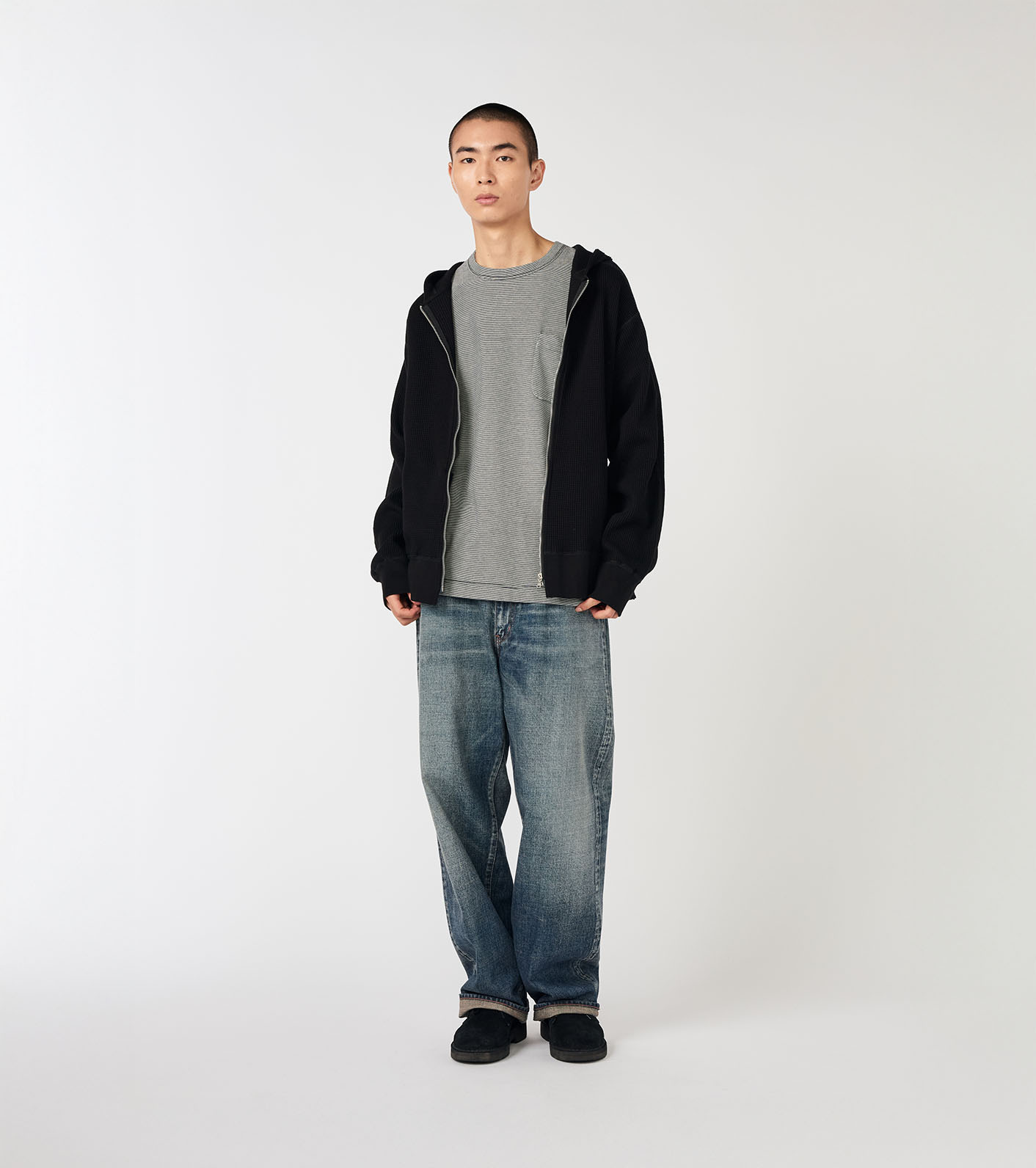 Zip-Up Thermal Hoodie