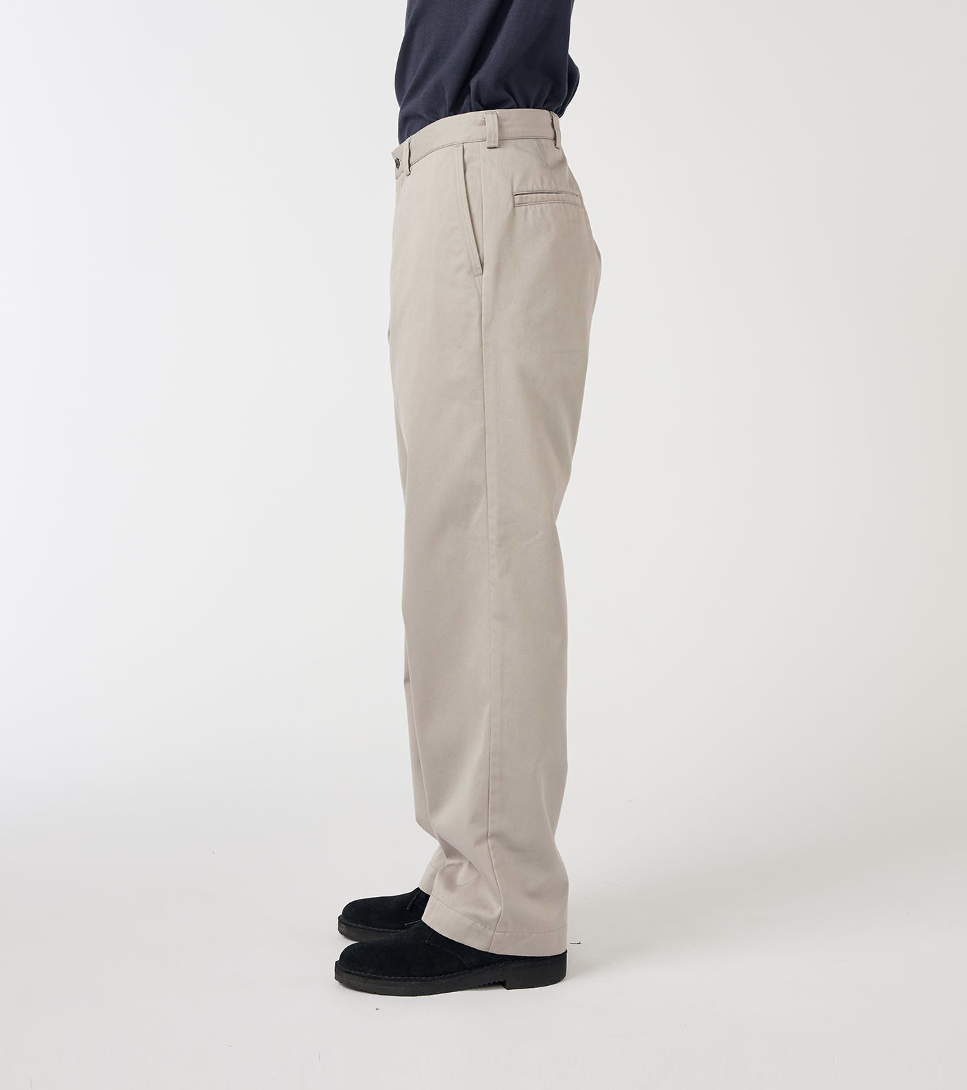 Wide Straight Chino Pants