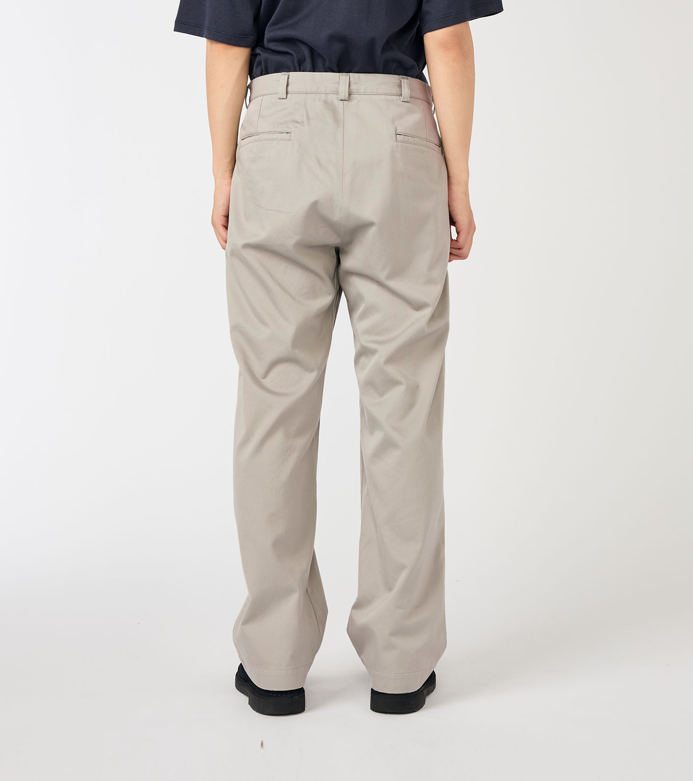 Wide Straight Chino Pants